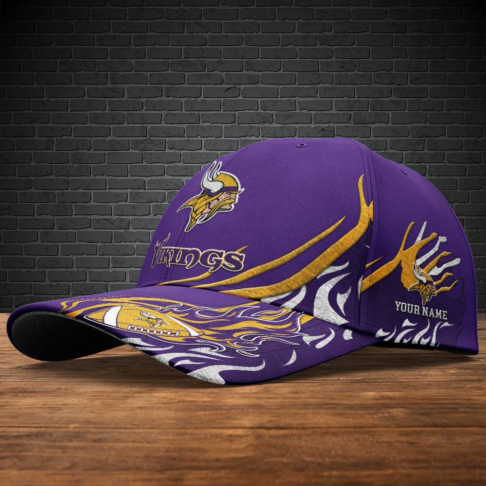 Alternative view of Minnesota Vikings Sport Cap 2024 Version Personalized Your Name, Football Team Cap, Fan Gifts ETHY-51954