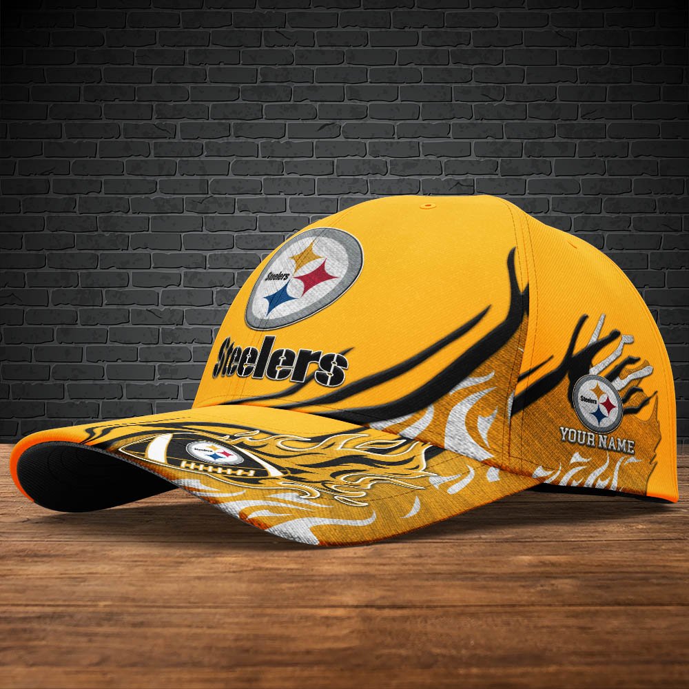 Alternative view of Pittsburgh Steelers Sport Cap 2024 Version Personalized Your Name, Football Team Cap, Fan Gifts ETHY-51954