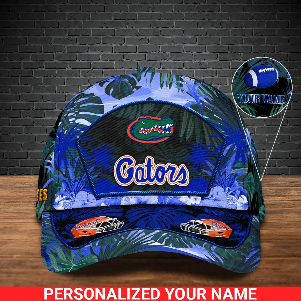 Alternative view of Florida Gators Football Team Cap 2024 Version Personalized Your Name, Tropical Cap, Sport Gifts ETHY-53142