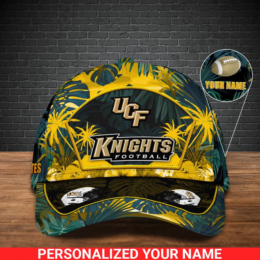 Alternative view of UCF Knights Football Team Cap 2024 Version Personalized Your Name, Tropical Cap, Sport Gifts ETHY-53142