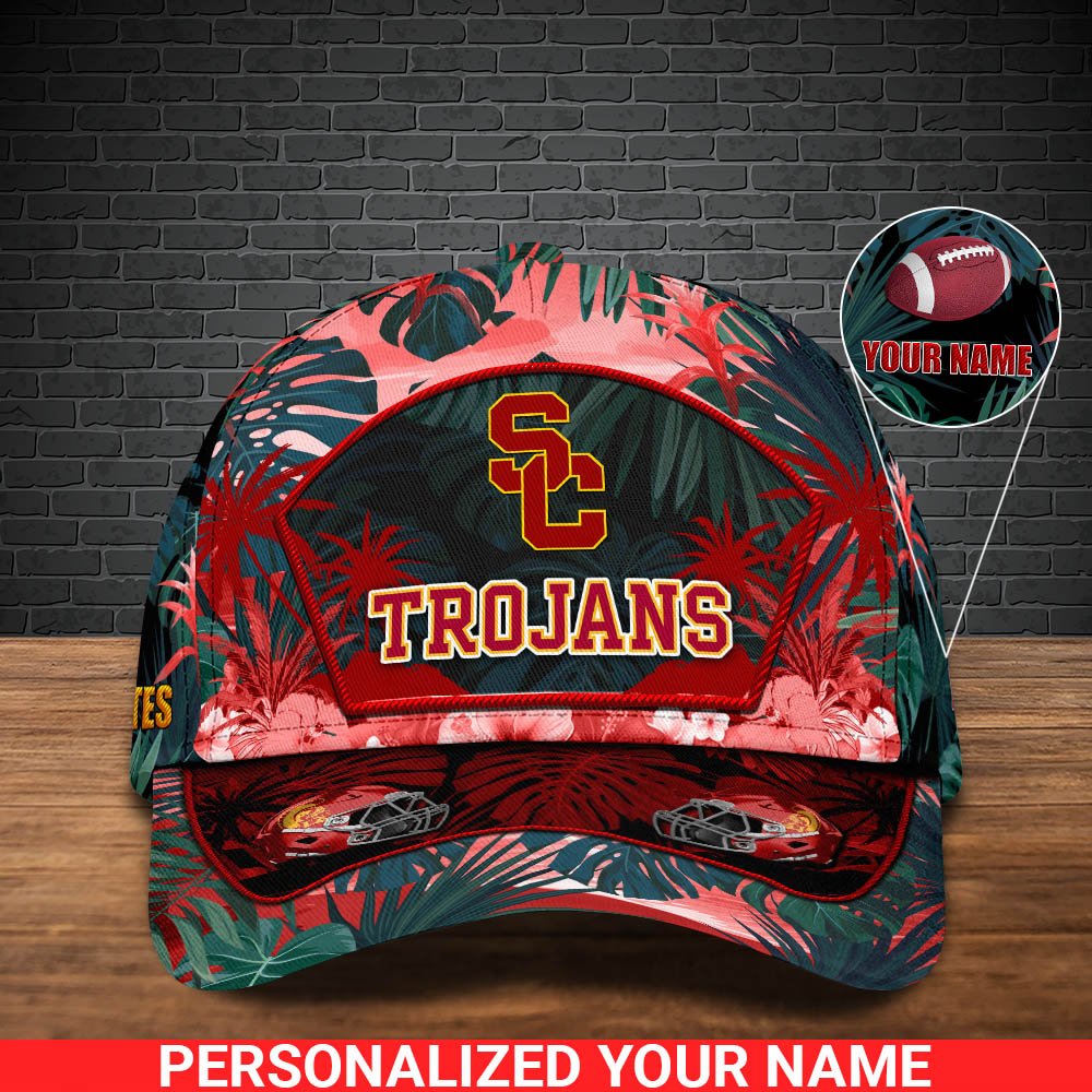Alternative view of USC Trojans Football Team Cap 2024 Version Personalized Your Name, Tropical Cap, Sport Gifts ETHY-53142