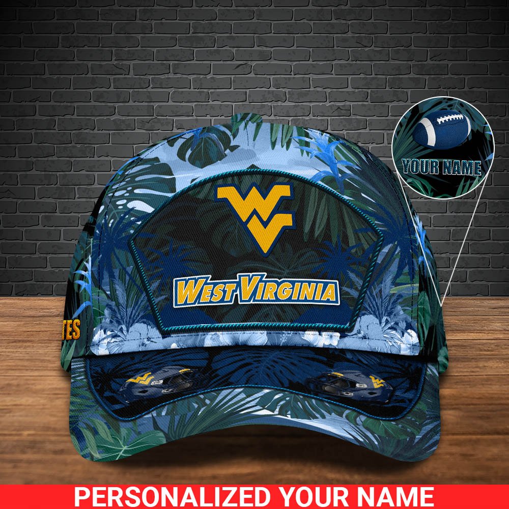 Alternative view of West Virginia Mountaineers Football Team Cap 2024 Version Personalized Your Name, Tropical Cap, Sport Gifts ETHY-53142
