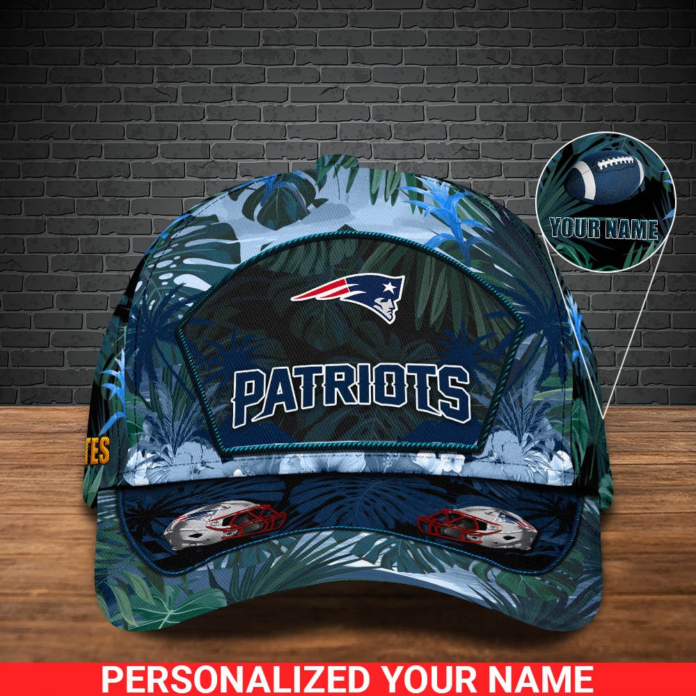 Alternative view of New England Patriots Football Team Cap 2024 Version Personalized Your Name, Tropical Cap, Sport Gifts ETHY-53142