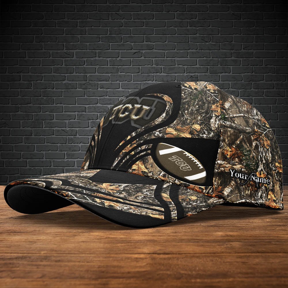 Alternative view of TCU Horned Frogs Camouflage Cap 2024 Version Customized Your Name, Football Team Cap For Fans ETHY-53591