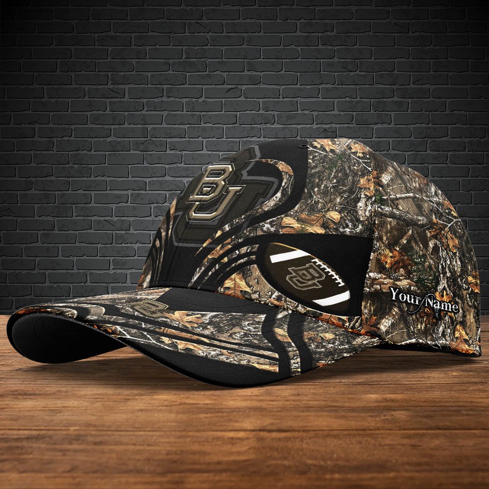 Alternative view of Baylor Bears Camouflage Cap 2024 Version Customized Your Name, Football Team Cap For Fans ETHY-53591