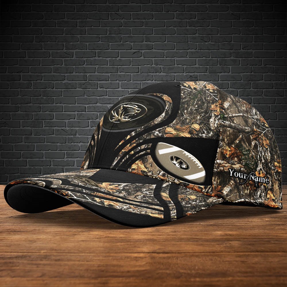 Alternative view of Missouri Tigers Camouflage Cap 2024 Version Customized Your Name, Football Team Cap For Fans ETHY-53591