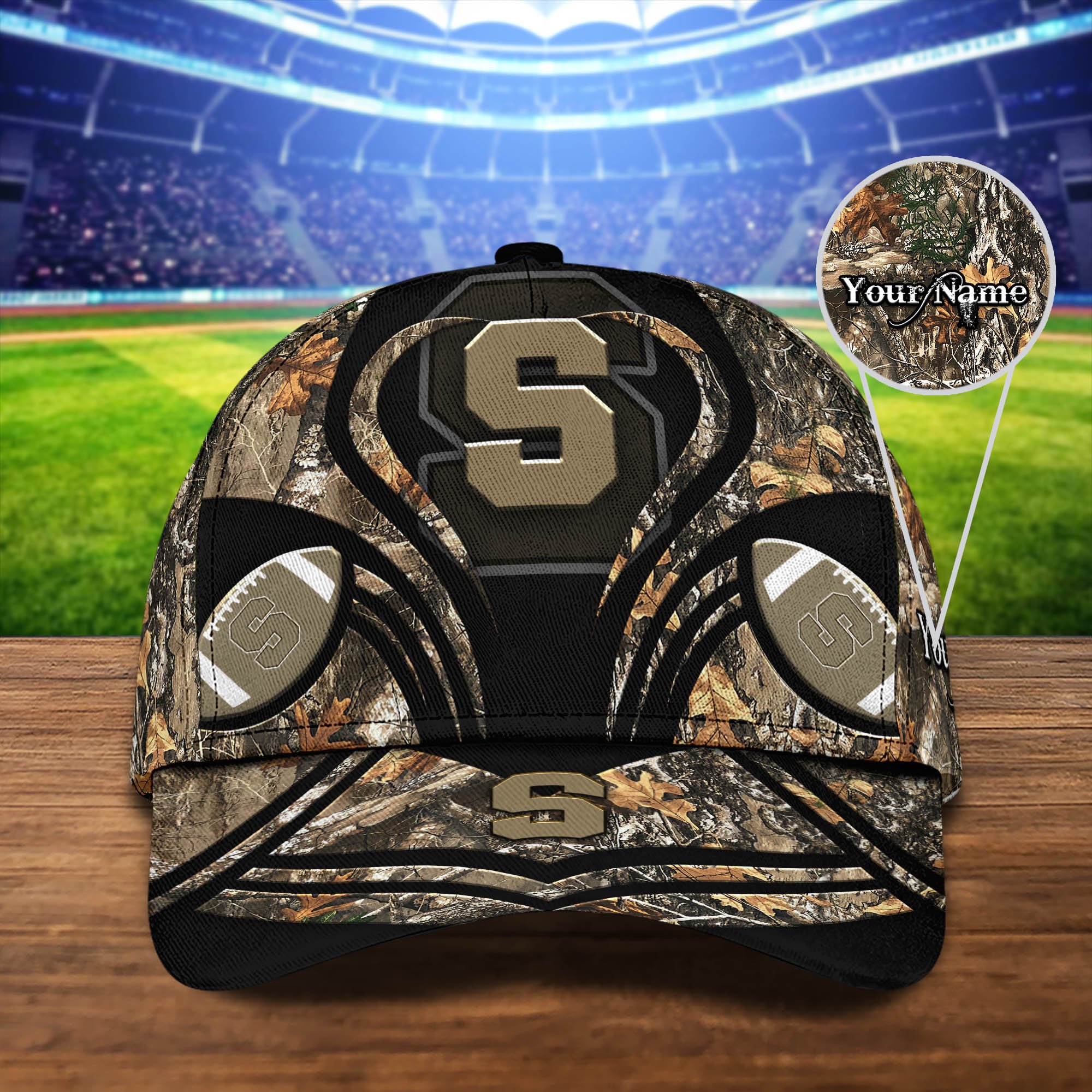 Syracuse Orange Camouflage Cap 2024 Version Customized Your Name, Football Team Cap For Fans ETHY-53591