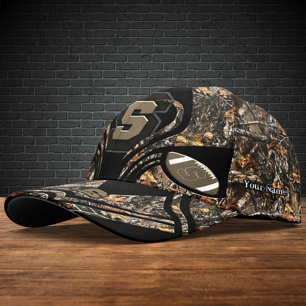 Alternative view of Syracuse Orange Camouflage Cap 2024 Version Customized Your Name, Football Team Cap For Fans ETHY-53591