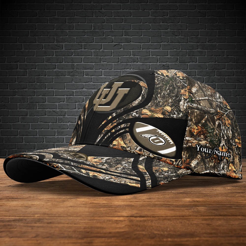 Alternative view of Utah Utes Camouflage Cap 2024 Version Customized Your Name, Football Team Cap For Fans ETHY-53591