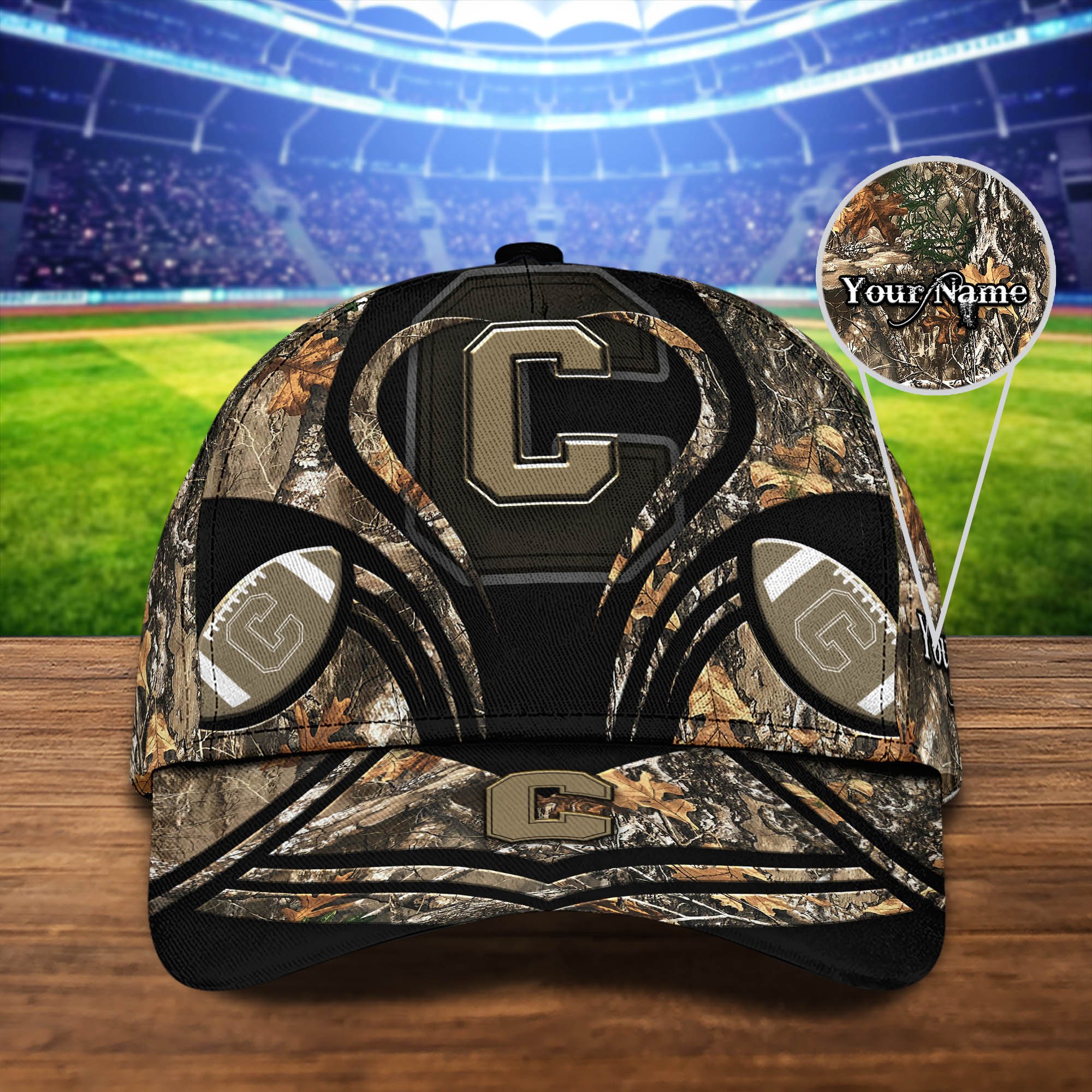 Cornell Big Red Camouflage Cap 2024 Version Customized Your Name, Football Team Cap For Fans ETHY-53591