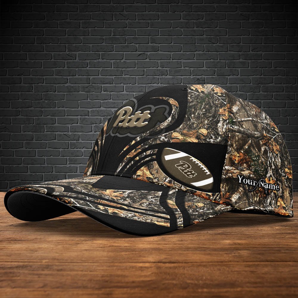 Alternative view of Pittsburgh Panthers Camouflage Cap 2024 Version Customized Your Name, Football Team Cap For Fans ETHY-53591
