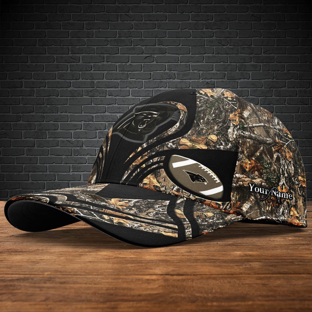 Alternative view of Carolina Panthers Camouflage Cap 2024 Version Customized Your Name, Football Team Cap For Fans ETHY-53591