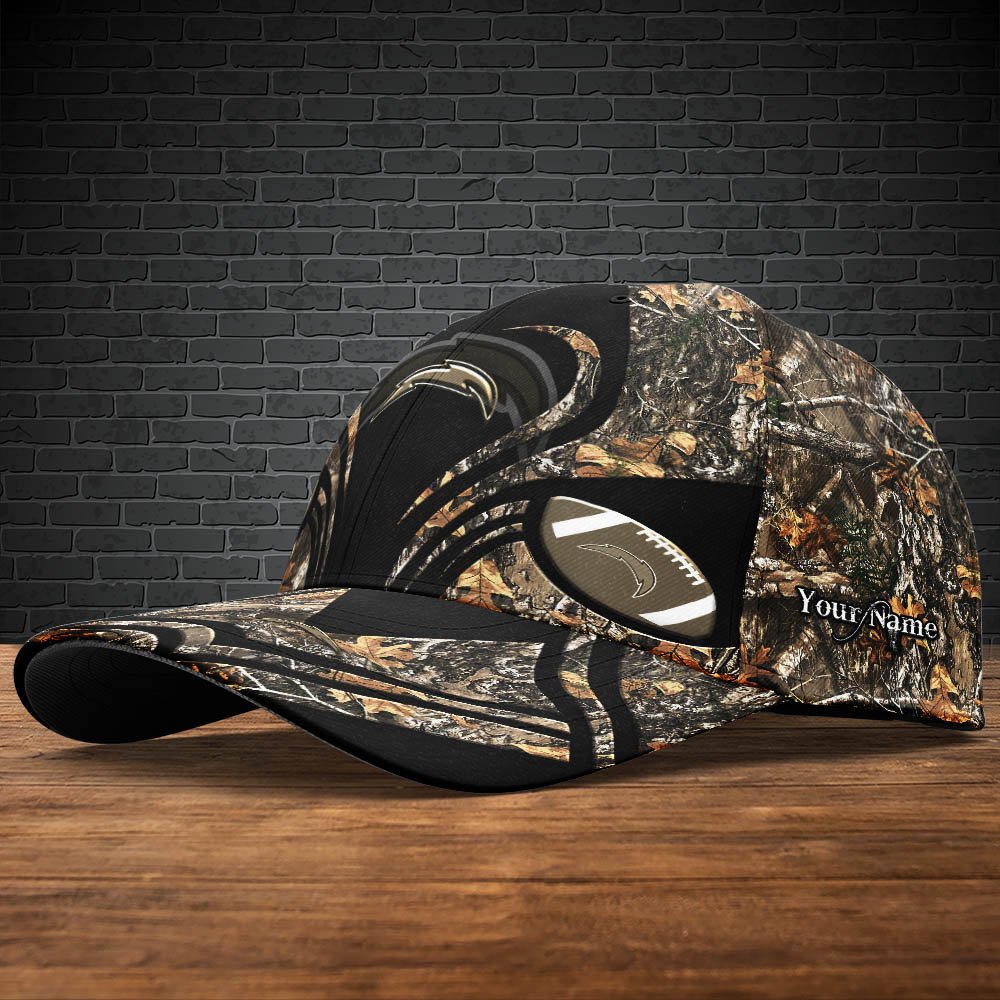 Alternative view of Los Angeles Chargers Camouflage Cap 2024 Version Customized Your Name, Football Team Cap For Fans ETHY-53591