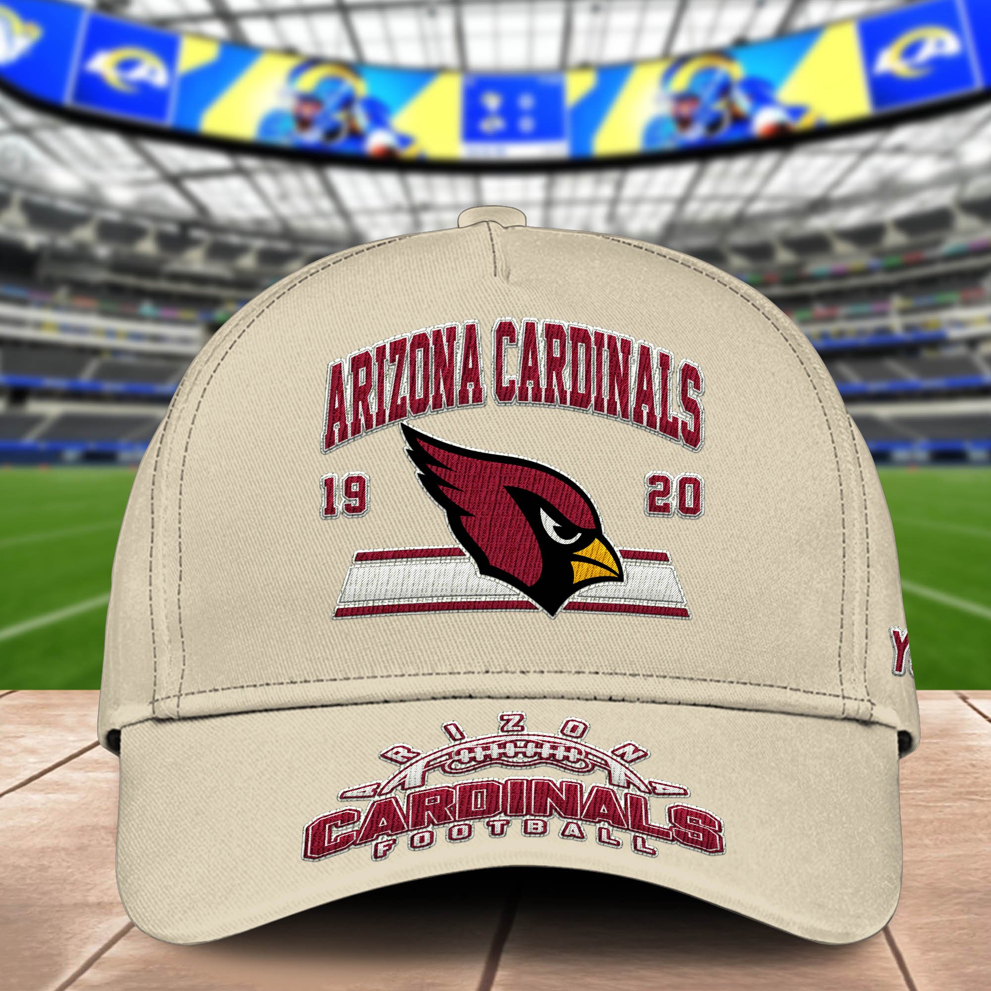 Alternative view of Arizona Cardinals Embroidered Cap 2024 Version Personalized Your Name, Sport Team Cap, Sport Gifts ETHY-60111