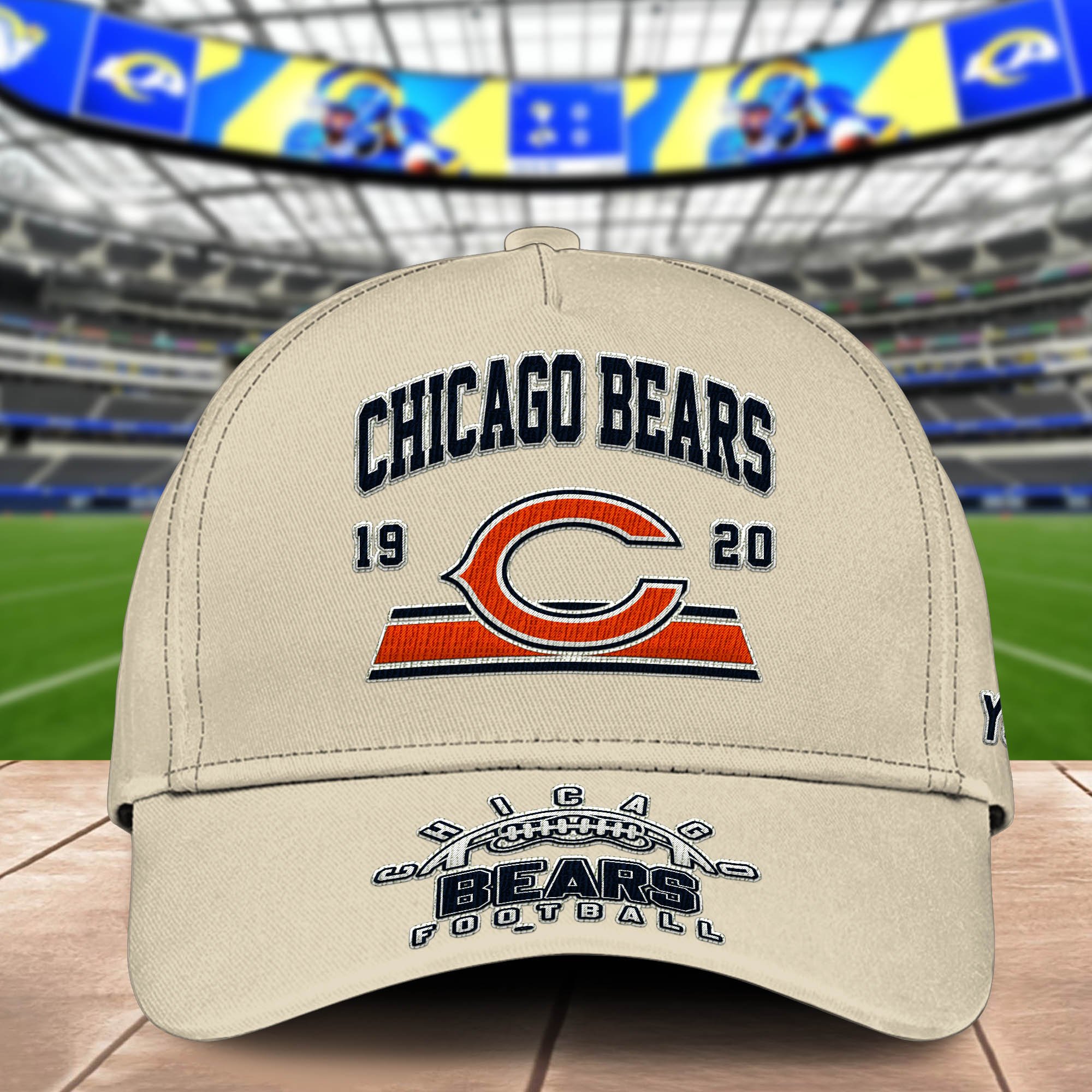 Alternative view of Chicago Bears Embroidered Cap 2024 Version Personalized Your Name, Sport Team Cap, Sport Gifts ETHY-60111