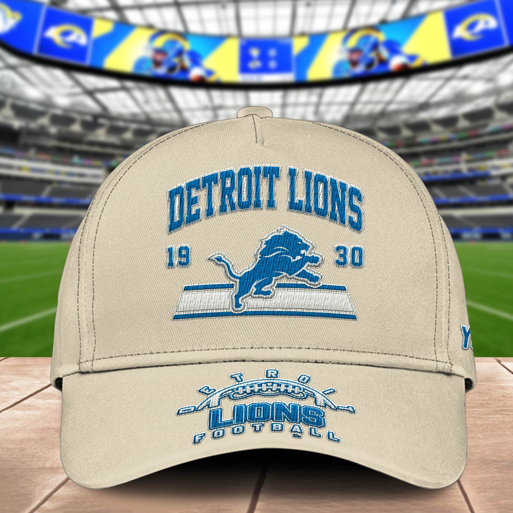 Alternative view of Detroit Lions Embroidered Cap 2024 Version Personalized Your Name, Sport Team Cap, Sport Gifts ETHY-60111