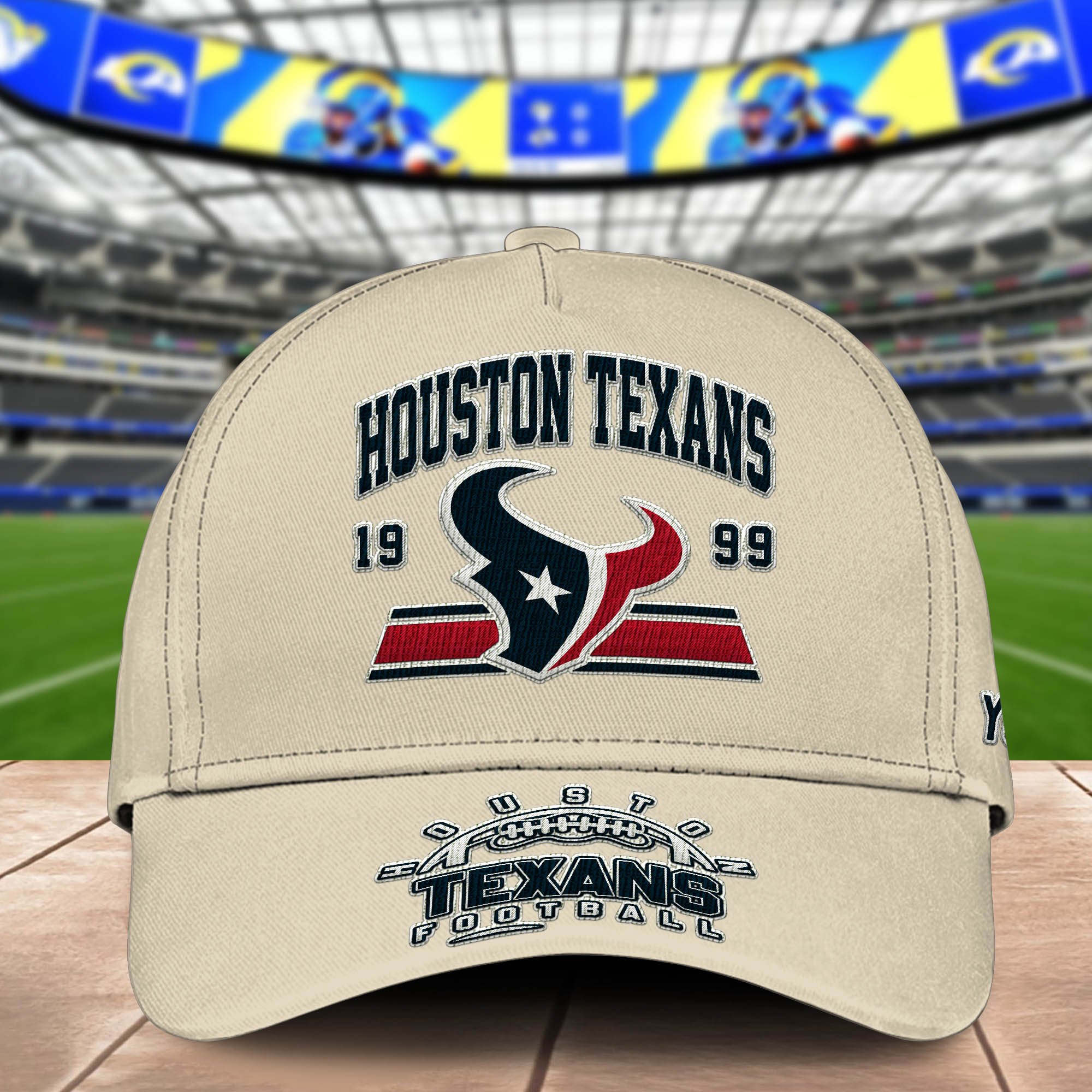 Alternative view of Houston Texans Embroidered Cap 2024 Version Personalized Your Name, Sport Team Cap, Sport Gifts ETHY-60111