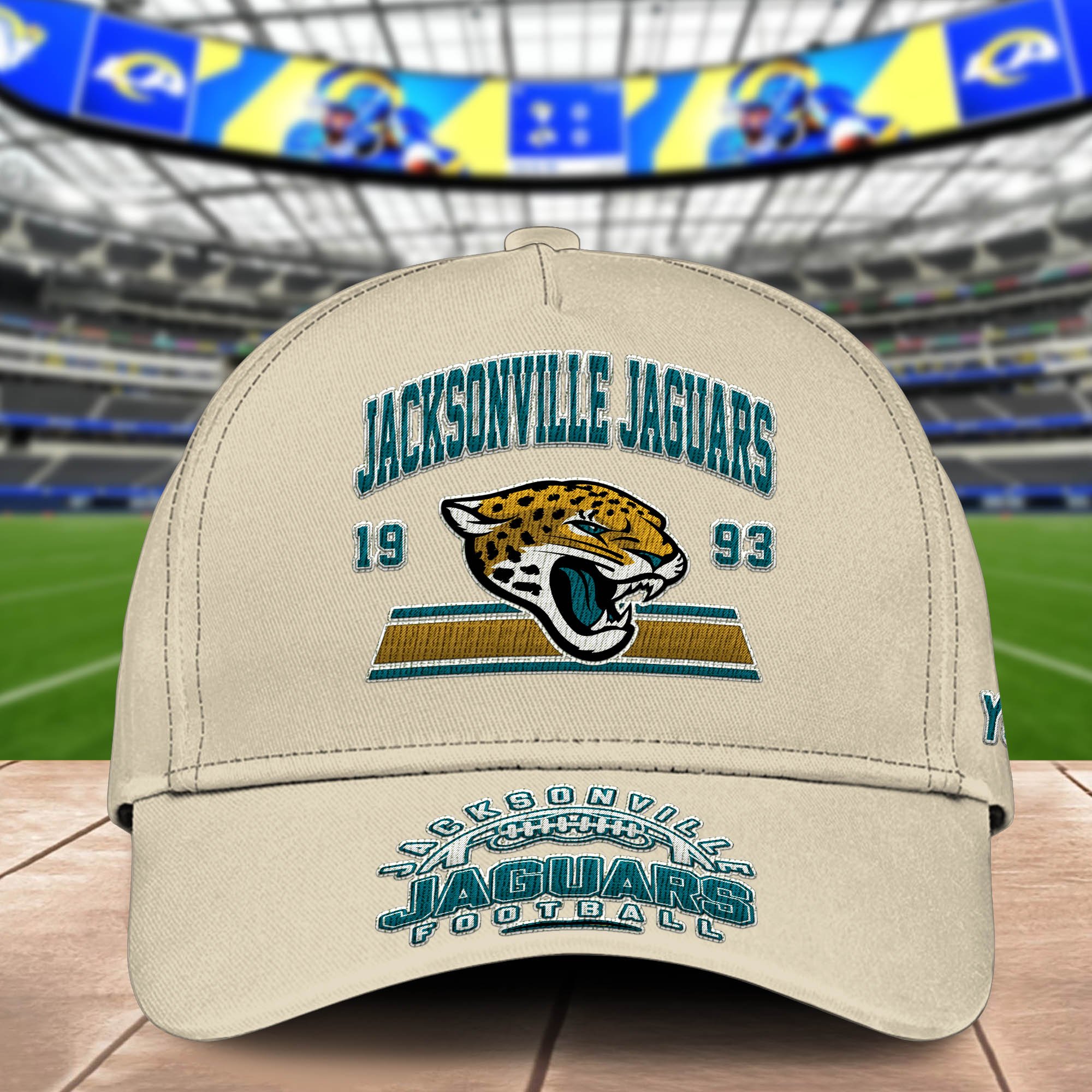 Alternative view of Jacksonville Jaguars Embroidered Cap 2024 Version Personalized Your Name, Sport Team Cap, Sport Gifts ETHY-60111