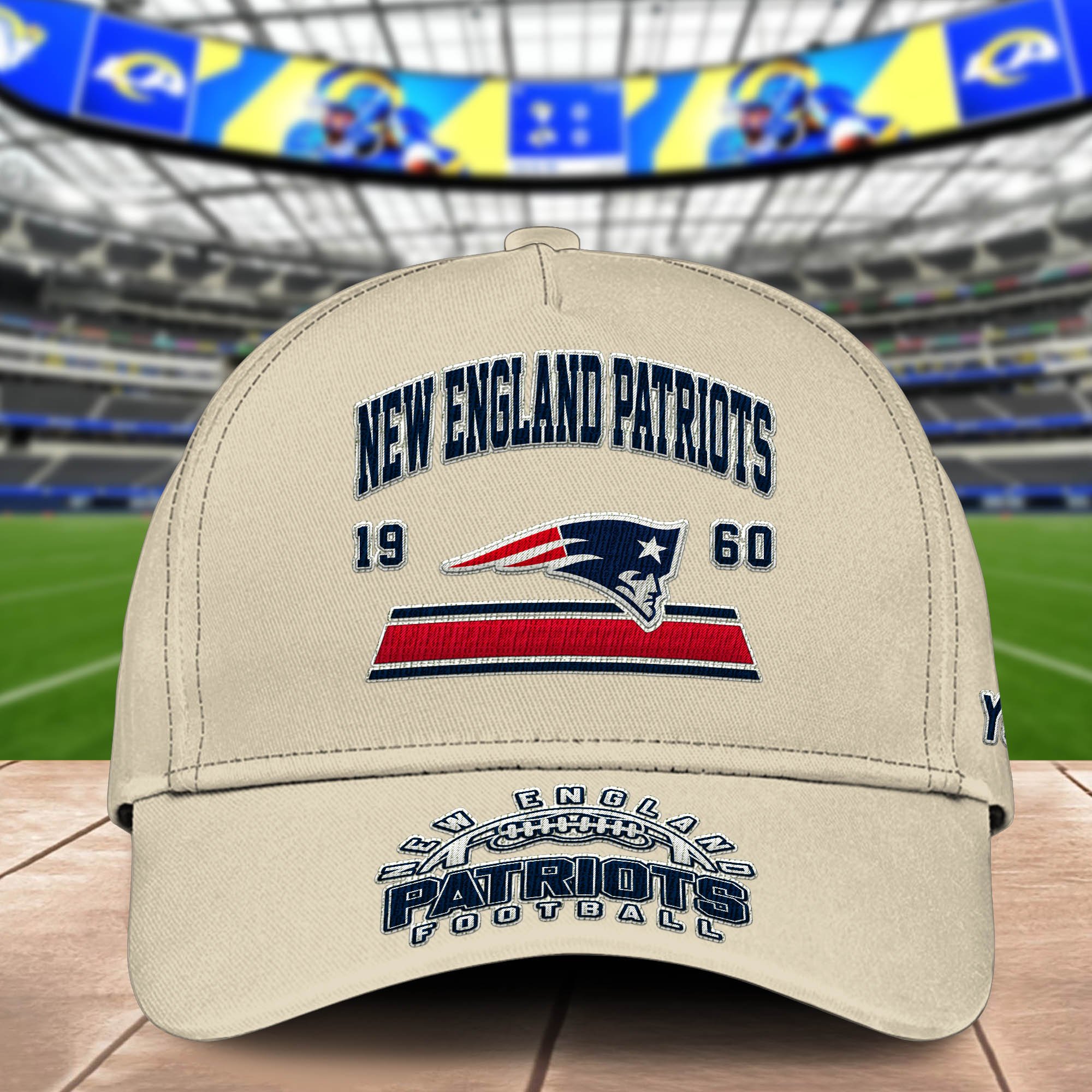 Alternative view of New England Patriots Embroidered Cap 2024 Version Personalized Your Name, Sport Team Cap, Sport Gifts ETHY-60111