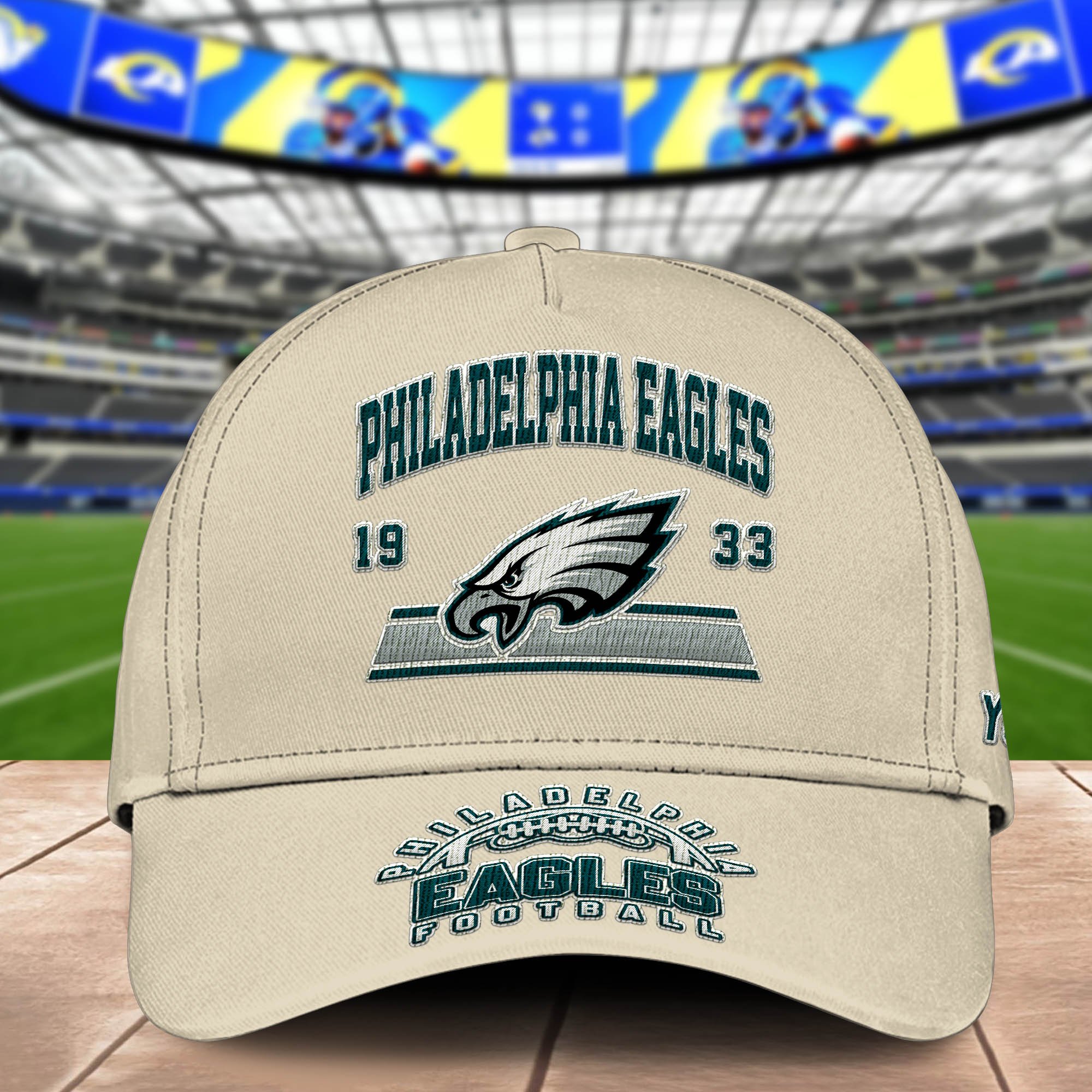 Alternative view of Philadelphia Eagles Embroidered Cap 2024 Version Personalized Your Name, Sport Team Cap, Sport Gifts ETHY-60111