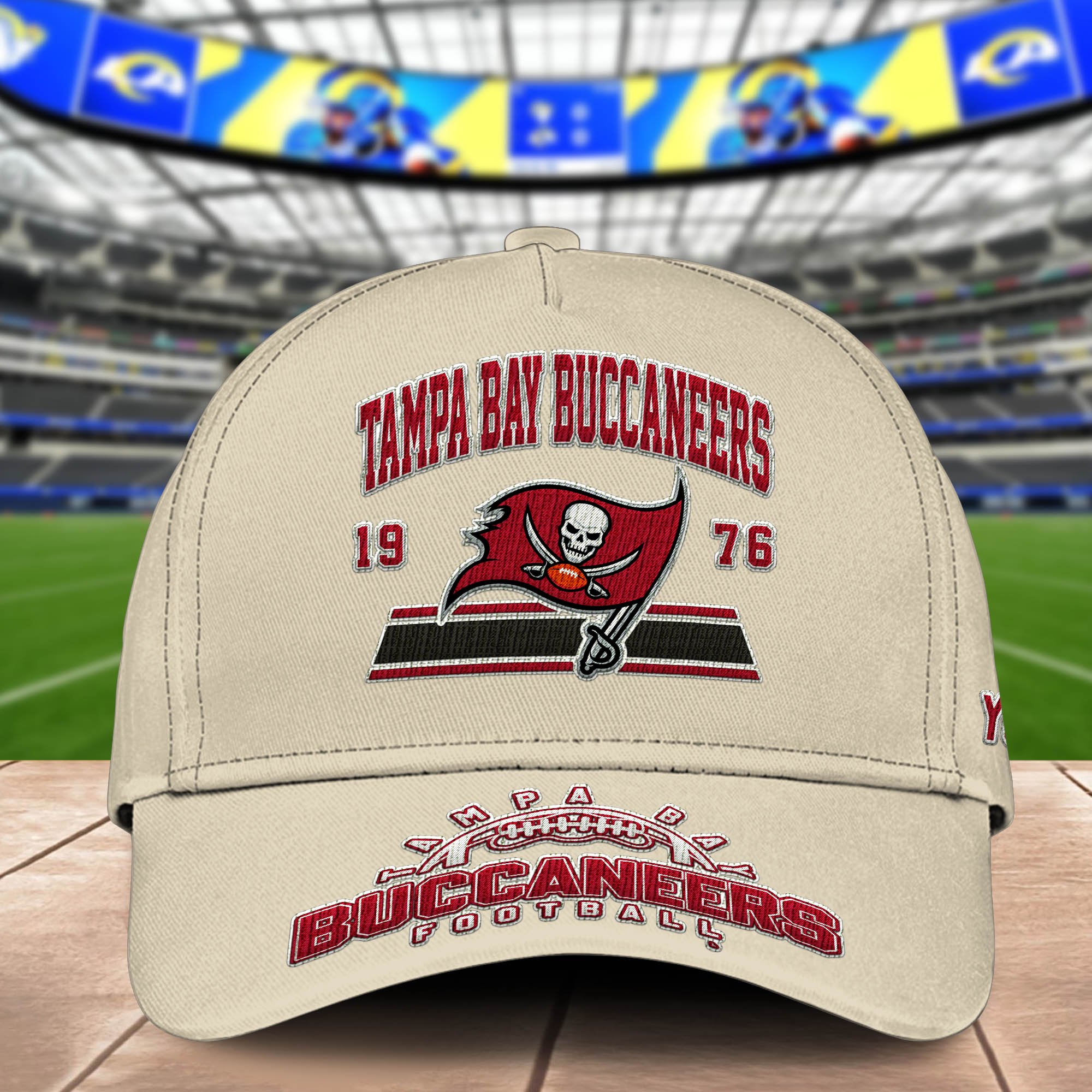 Alternative view of Tampa Bay Buccaneers Embroidered Cap 2024 Version Personalized Your Name, Sport Team Cap, Sport Gifts ETHY-60111