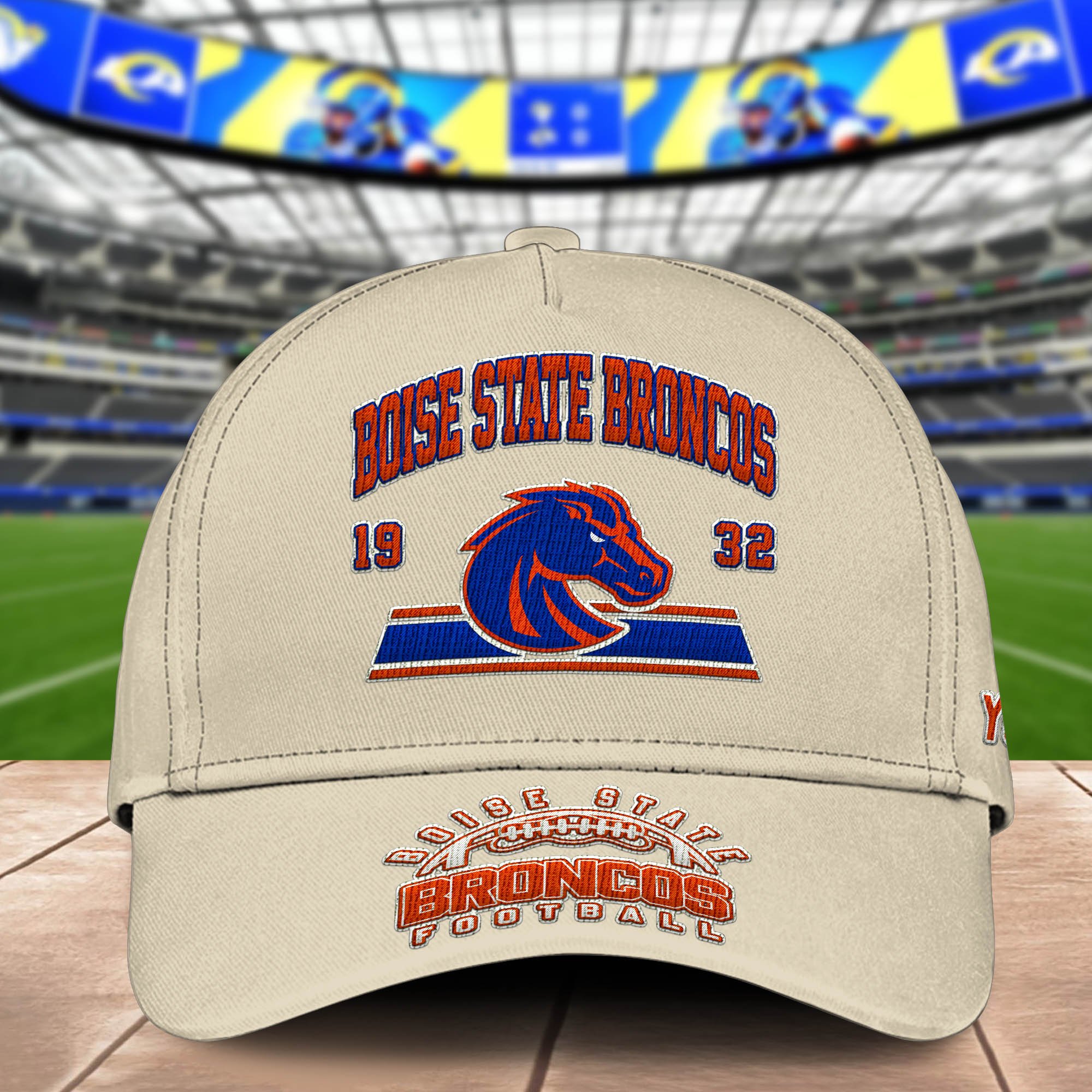 Alternative view of Boise State Broncos Embroidered Cap 2024 Version Personalized Your Name, Sport Team Cap, Sport Gifts ETHY-60111