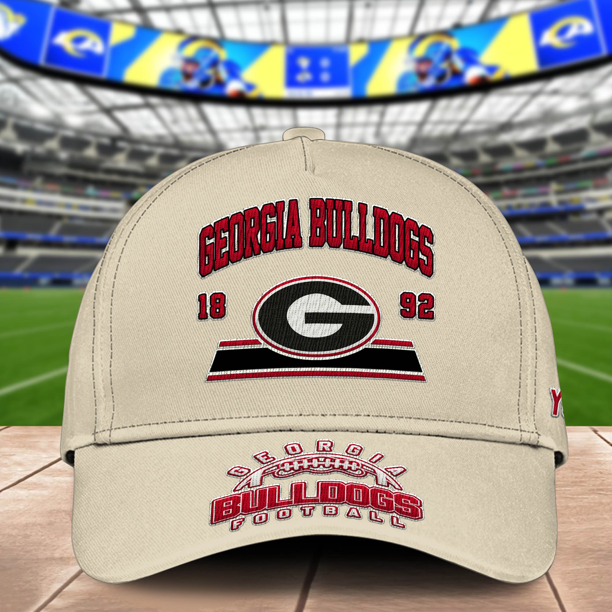 Alternative view of Georgia Bulldogs Embroidered Cap 2024 Version Personalized Your Name, Sport Team Cap, Sport Gifts ETHY-60111