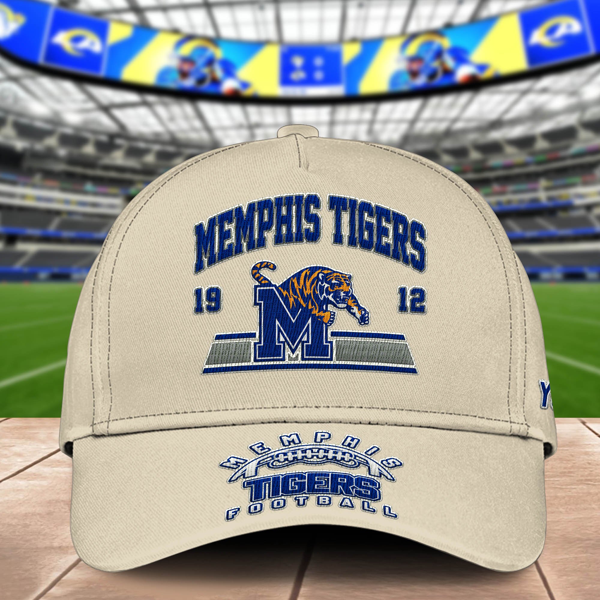 Alternative view of Memphis Tigers Embroidered Cap 2024 Version Personalized Your Name, Sport Team Cap, Sport Gifts ETHY-60111