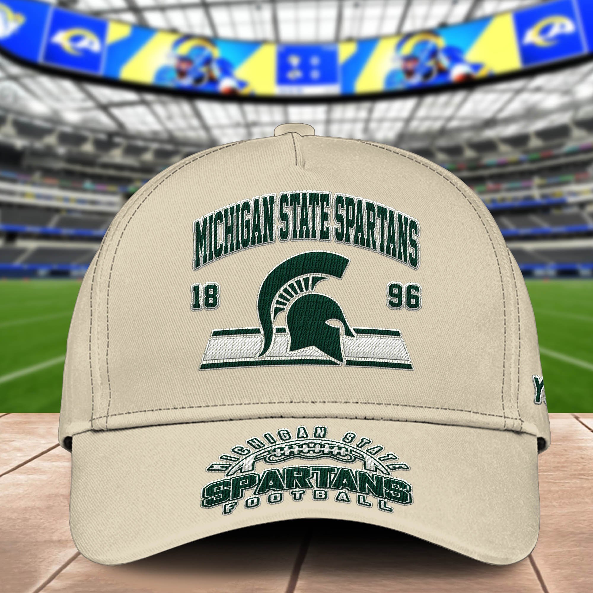 Alternative view of Michigan State Spartans Embroidered Cap 2024 Version Personalized Your Name, Sport Team Cap, Sport Gifts ETHY-60111