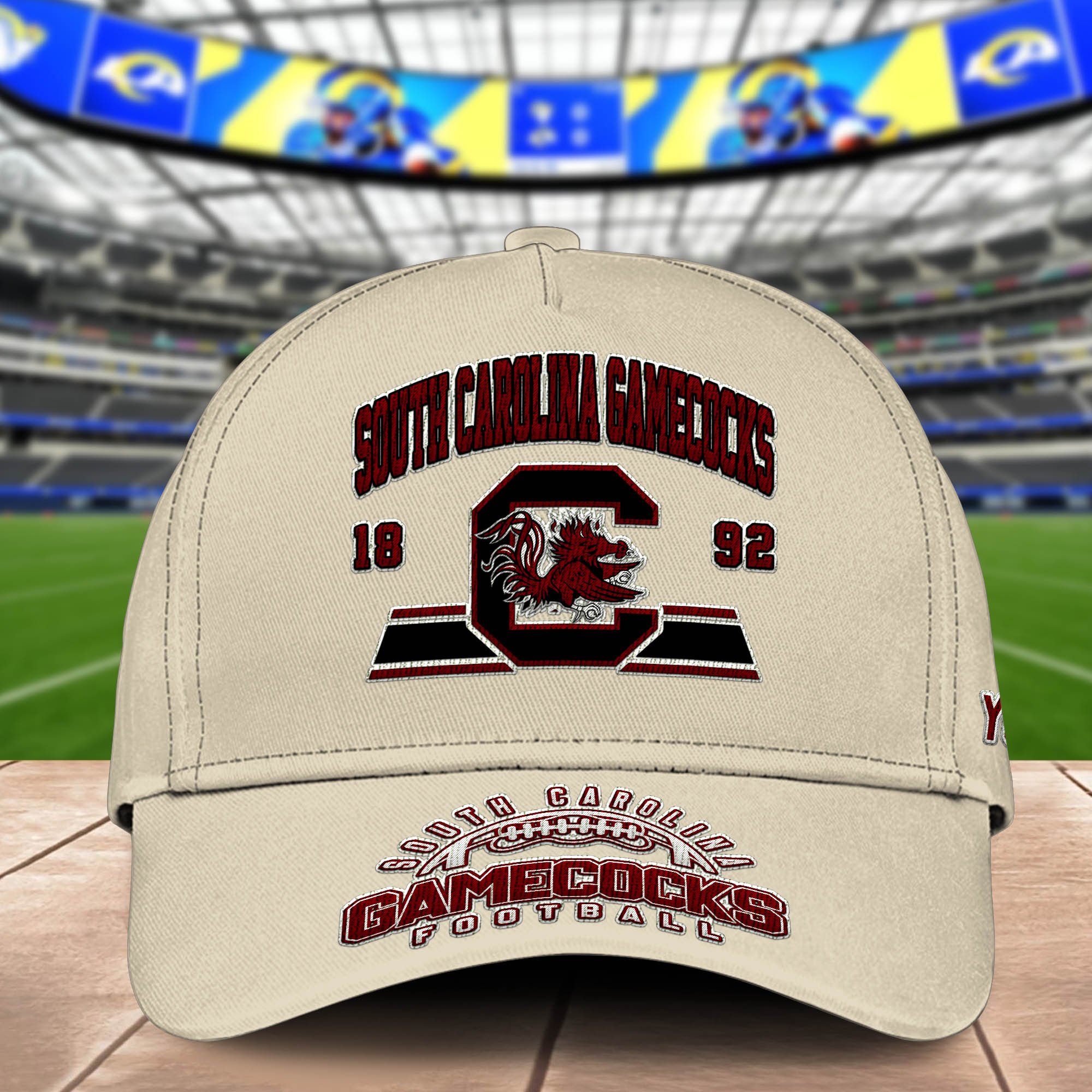 Alternative view of South Carolina Gamecocks Embroidered Cap 2024 Version Personalized Your Name, Sport Team Cap, Sport Gifts ETHY-60111