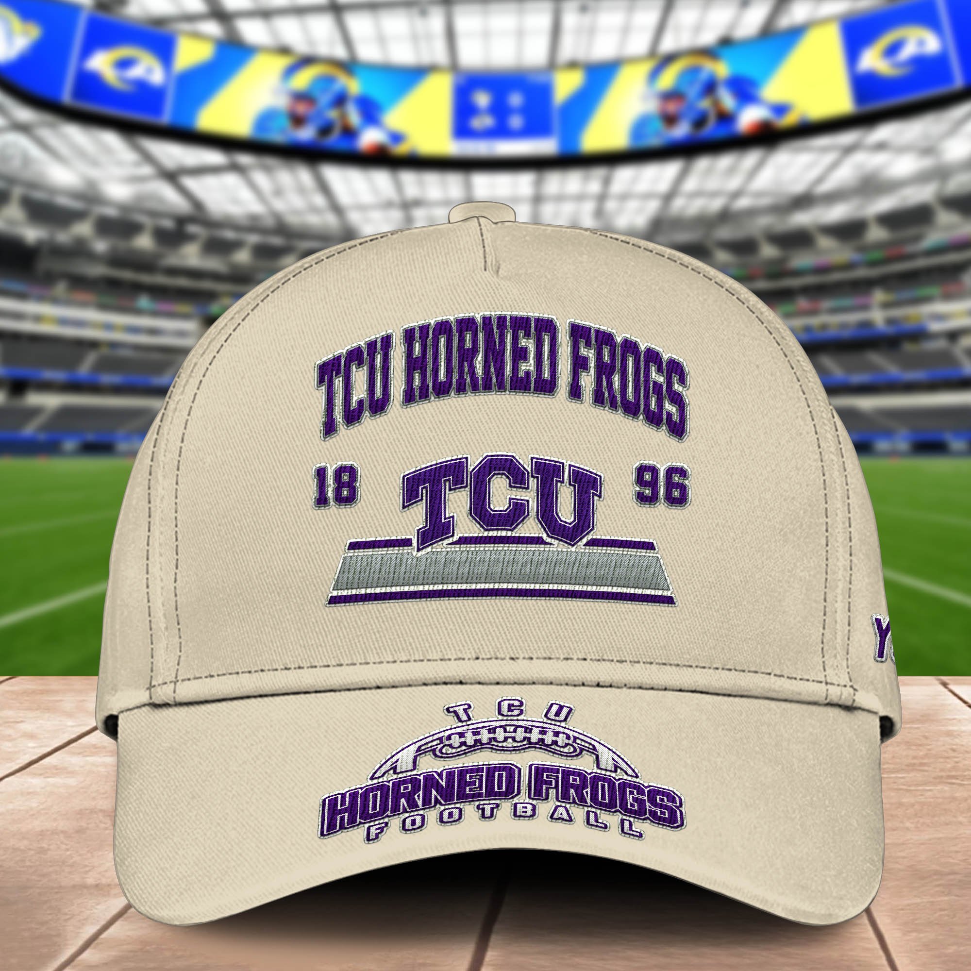 Alternative view of TCU Horned Frogs Embroidered Cap 2024 Version Personalized Your Name, Sport Team Cap, Sport Gifts ETHY-60111