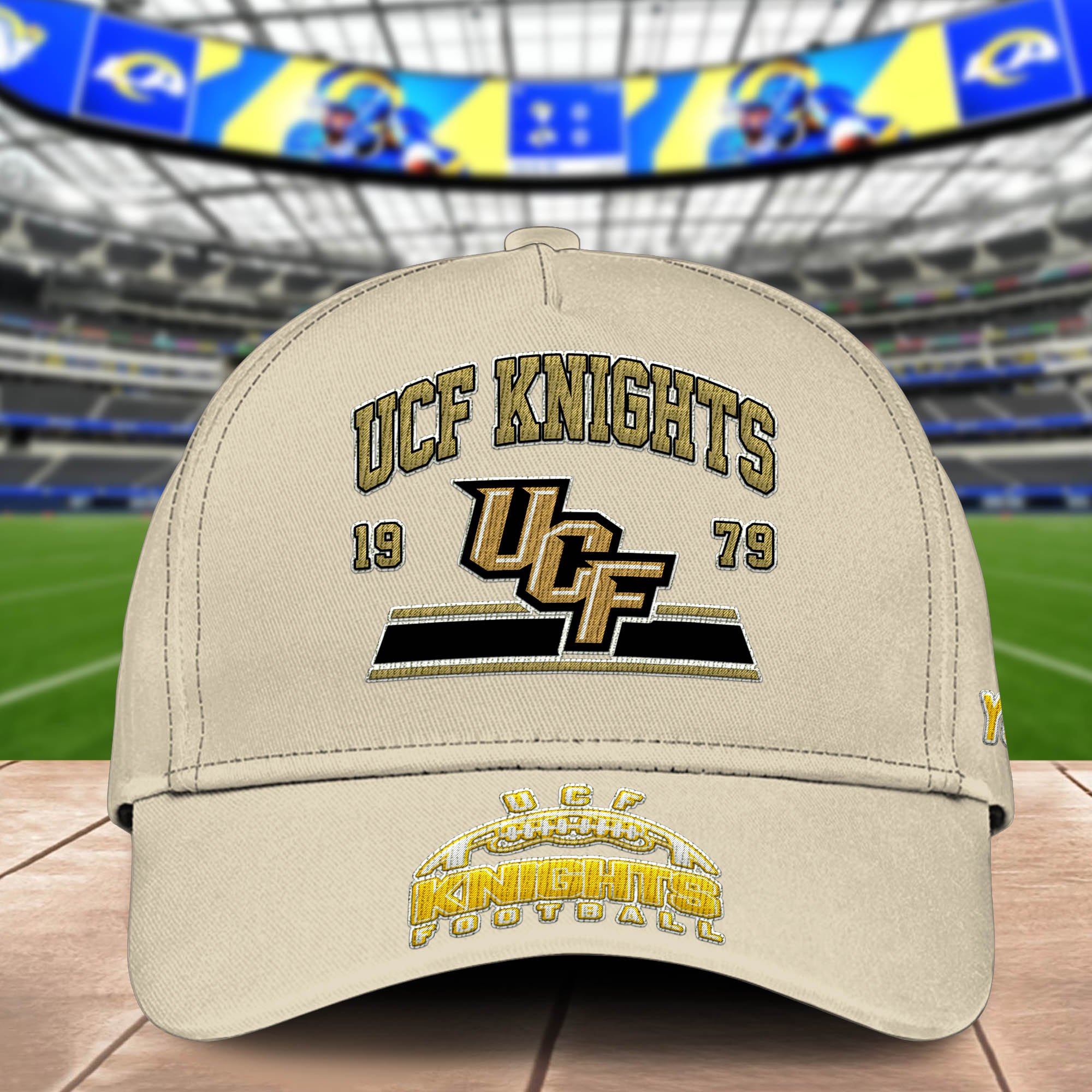 Alternative view of UCF Knights Embroidered Cap 2024 Version Personalized Your Name, Sport Team Cap, Sport Gifts ETHY-60111