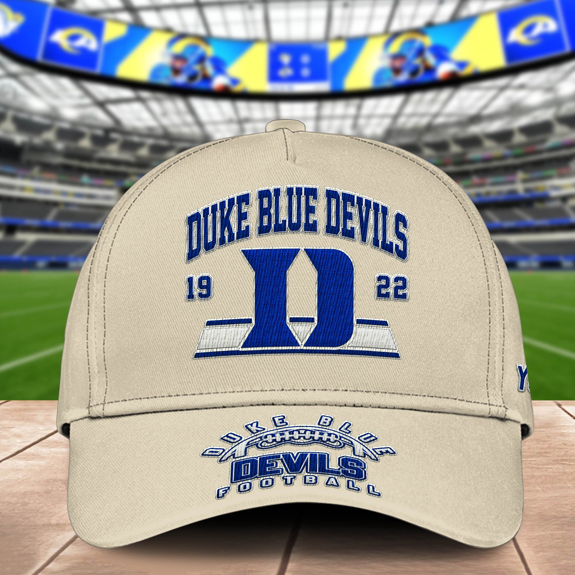 Alternative view of Duke Blue Devils Embroidered Cap 2024 Version Personalized Your Name, Sport Team Cap, Sport Gifts ETHY-60111