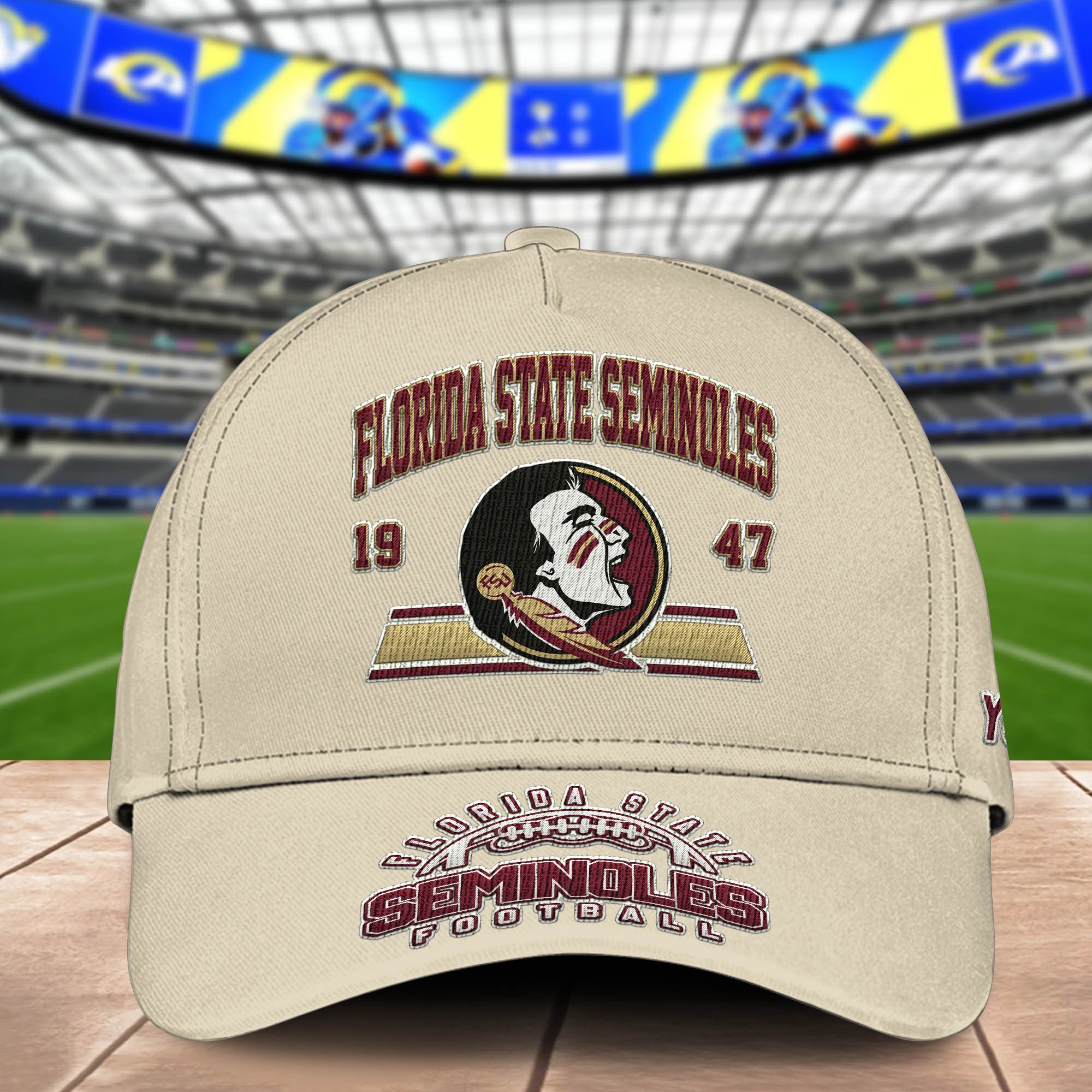 Alternative view of Florida State Seminoles Embroidered Cap 2024 Version Personalized Your Name, Sport Team Cap, Sport Gifts ETHY-60111