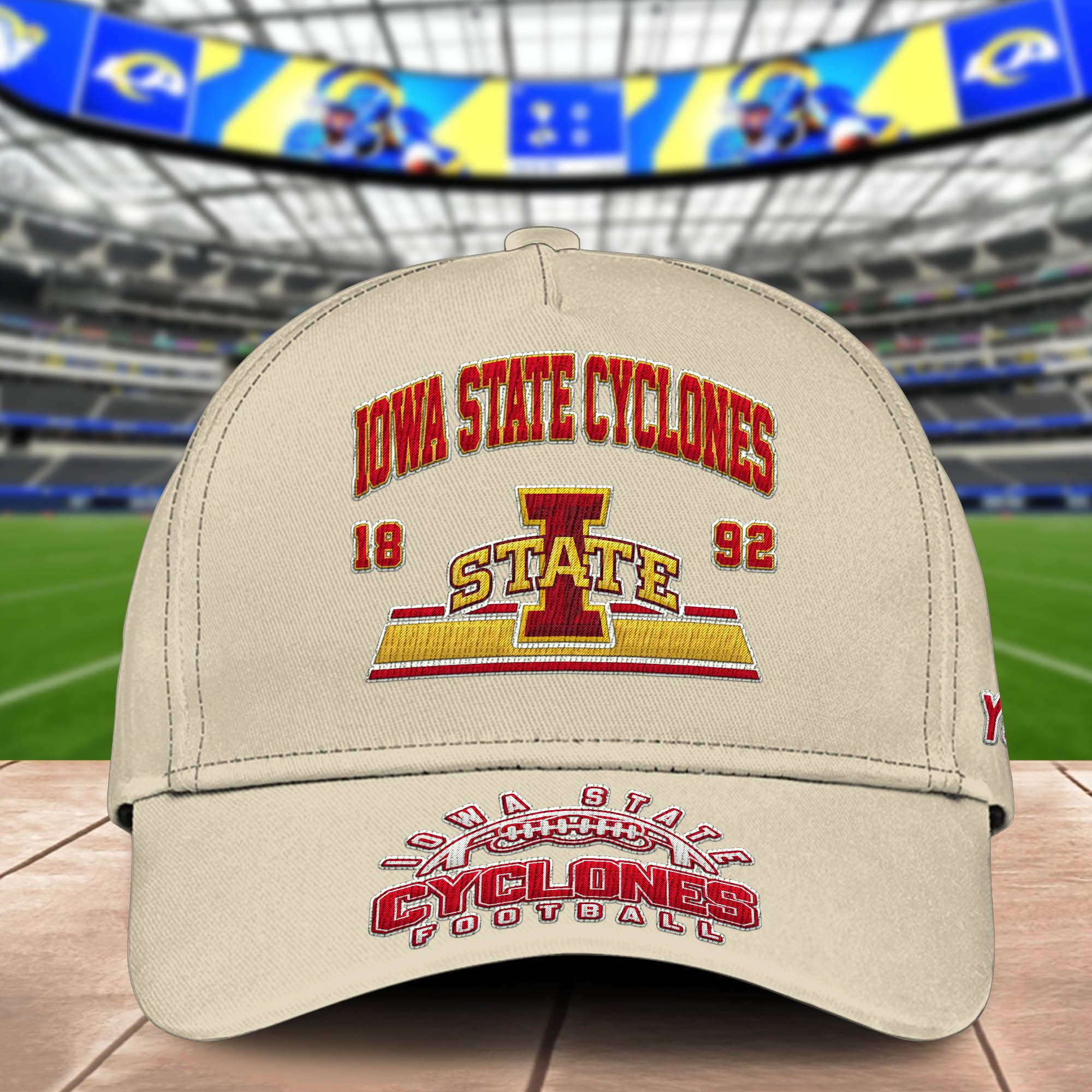 Alternative view of Iowa State Cyclones Embroidered Cap 2024 Version Personalized Your Name, Sport Team Cap, Sport Gifts ETHY-60111