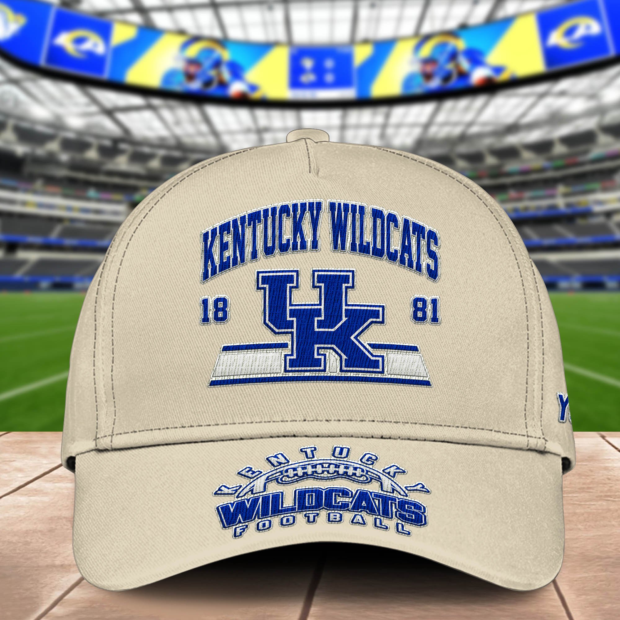 Alternative view of Kentucky Wildcats Embroidered Cap 2024 Version Personalized Your Name, Sport Team Cap, Sport Gifts ETHY-60111