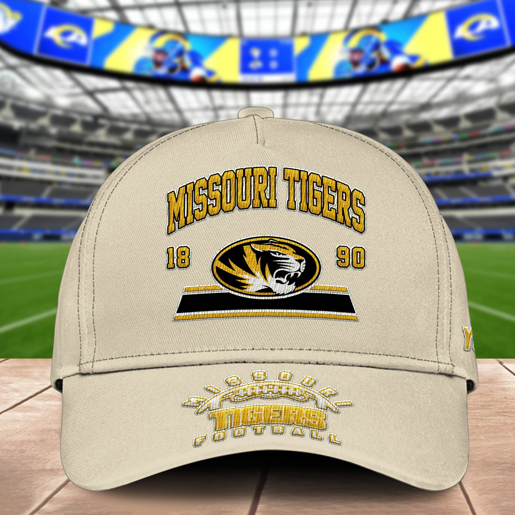 Alternative view of Missouri Tigers Embroidered Cap 2024 Version Personalized Your Name, Sport Team Cap, Sport Gifts ETHY-60111