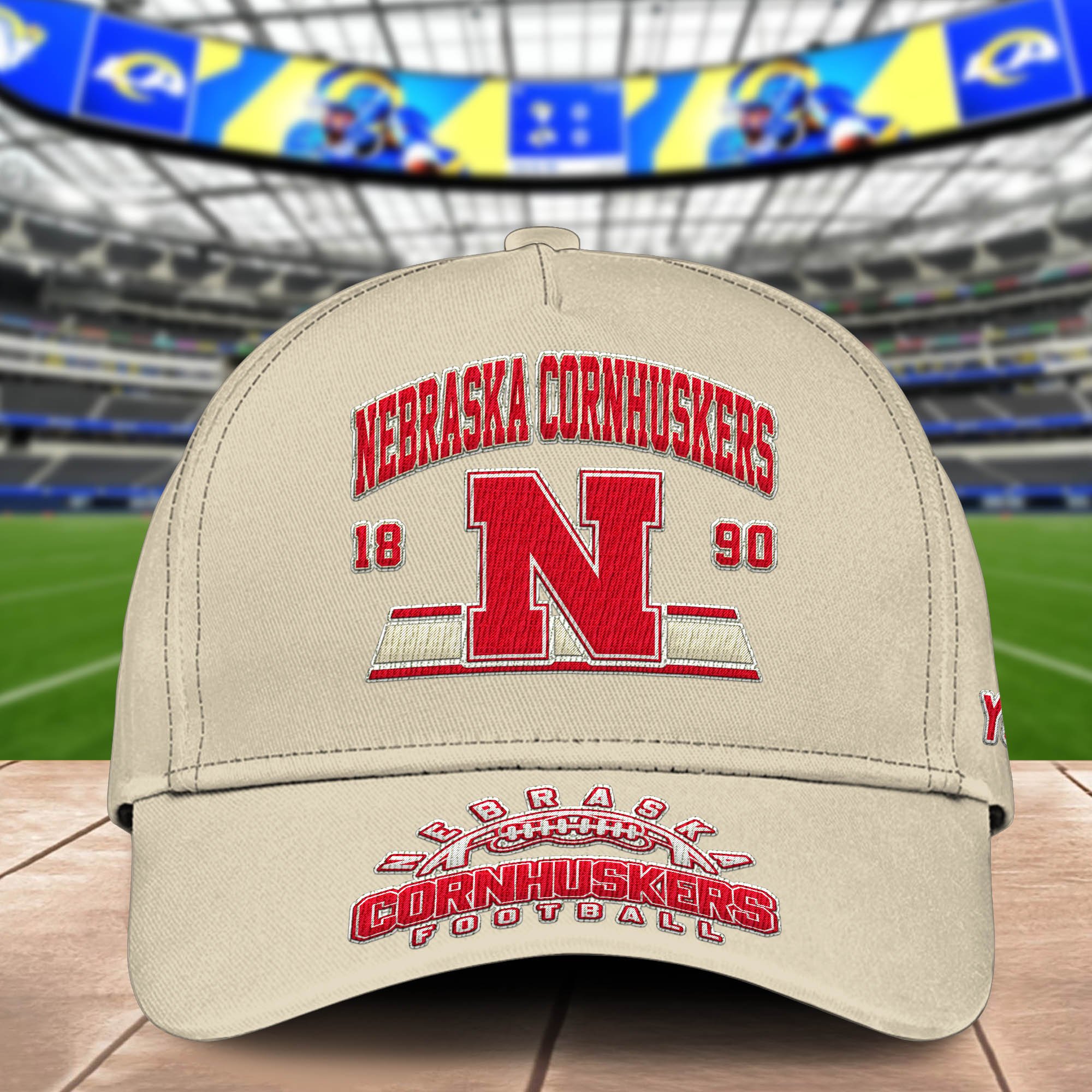 Alternative view of Nebraska Cornhuskers Embroidered Cap 2024 Version Personalized Your Name, Sport Team Cap, Sport Gifts ETHY-60111