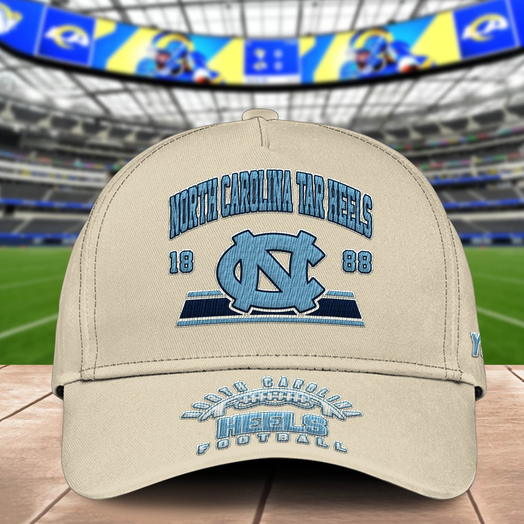 Alternative view of North Carolina Tar Heels Embroidered Cap 2024 Version Personalized Your Name, Sport Team Cap, Sport Gifts ETHY-60111