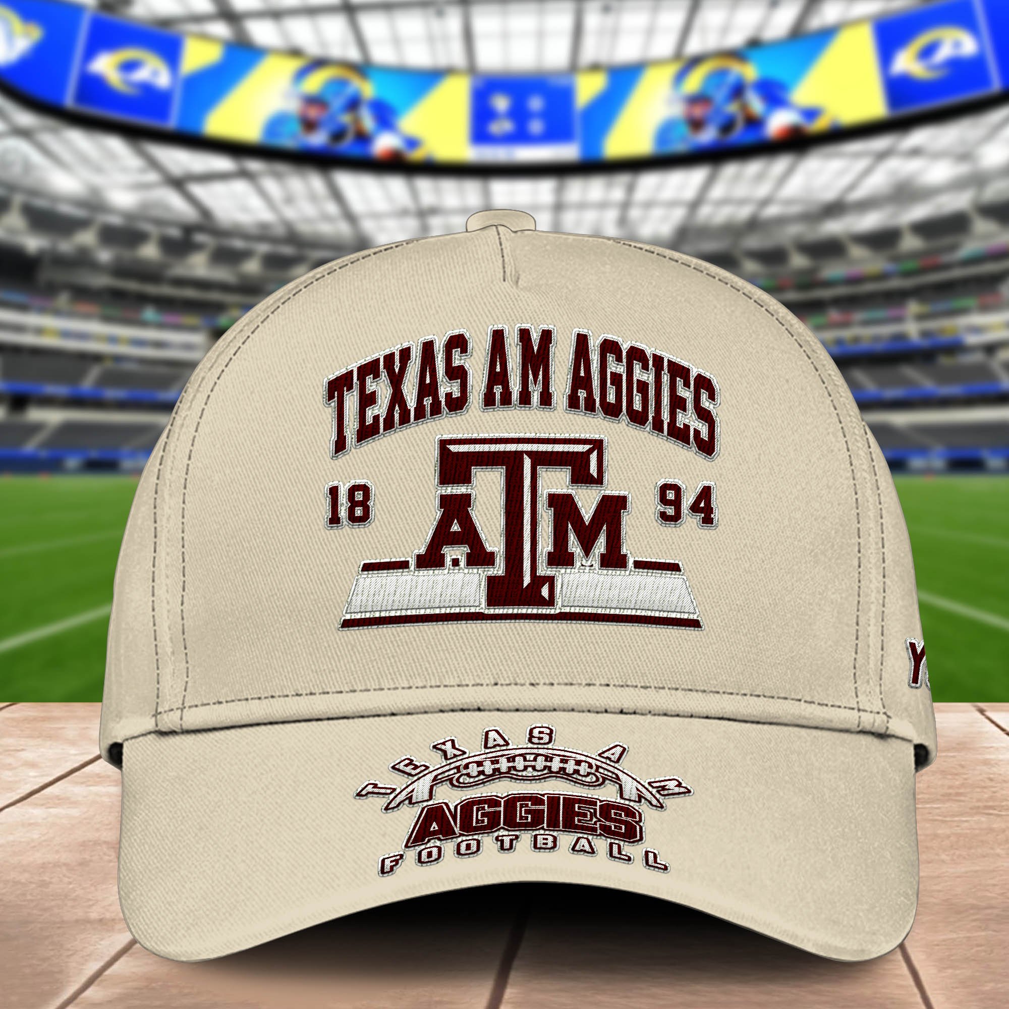 Alternative view of Texas A&M Aggies Embroidered Cap 2024 Version Personalized Your Name, Sport Team Cap, Sport Gifts ETHY-60111