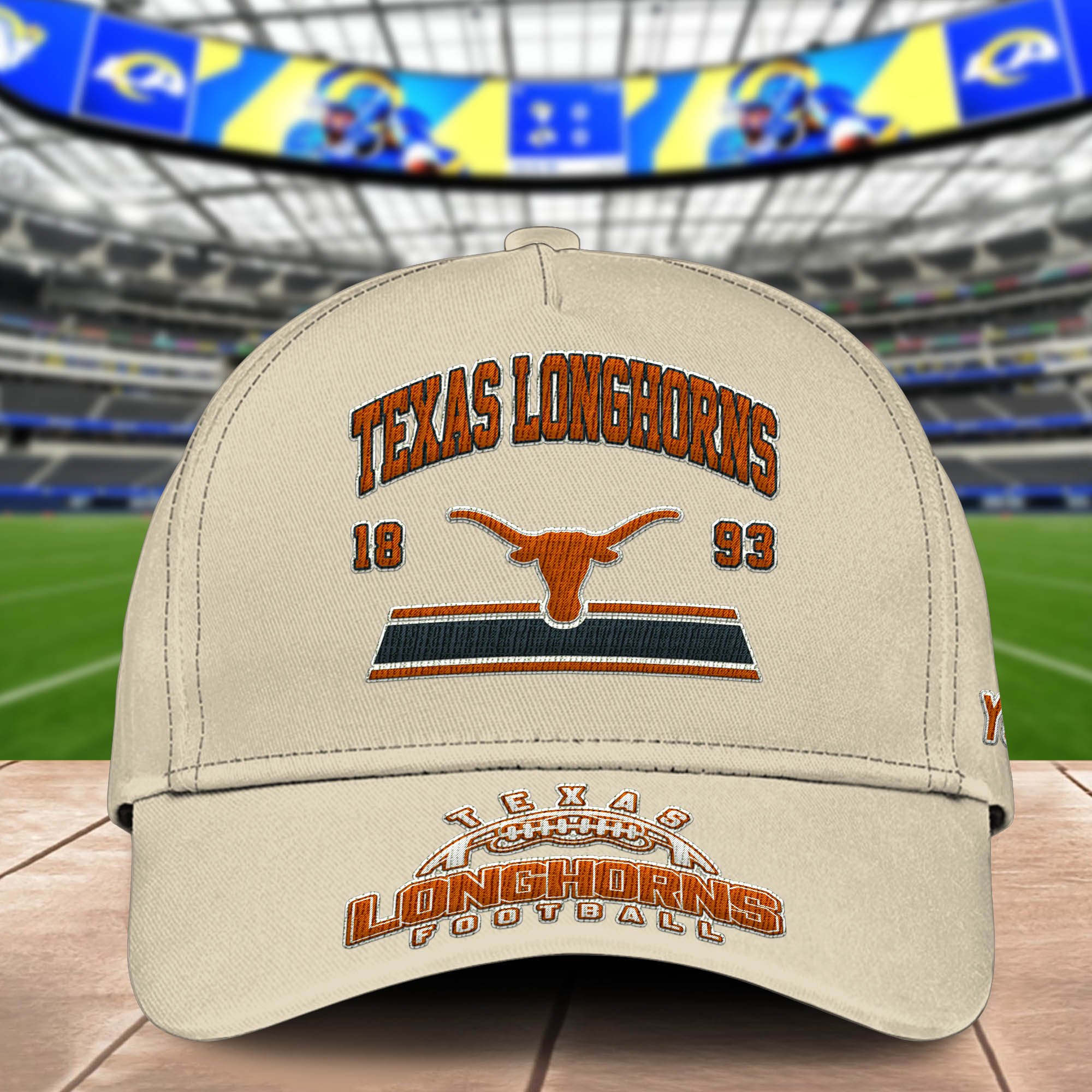 Alternative view of Texas Longhorns Embroidered Cap 2024 Version Personalized Your Name, Sport Team Cap, Sport Gifts ETHY-60111