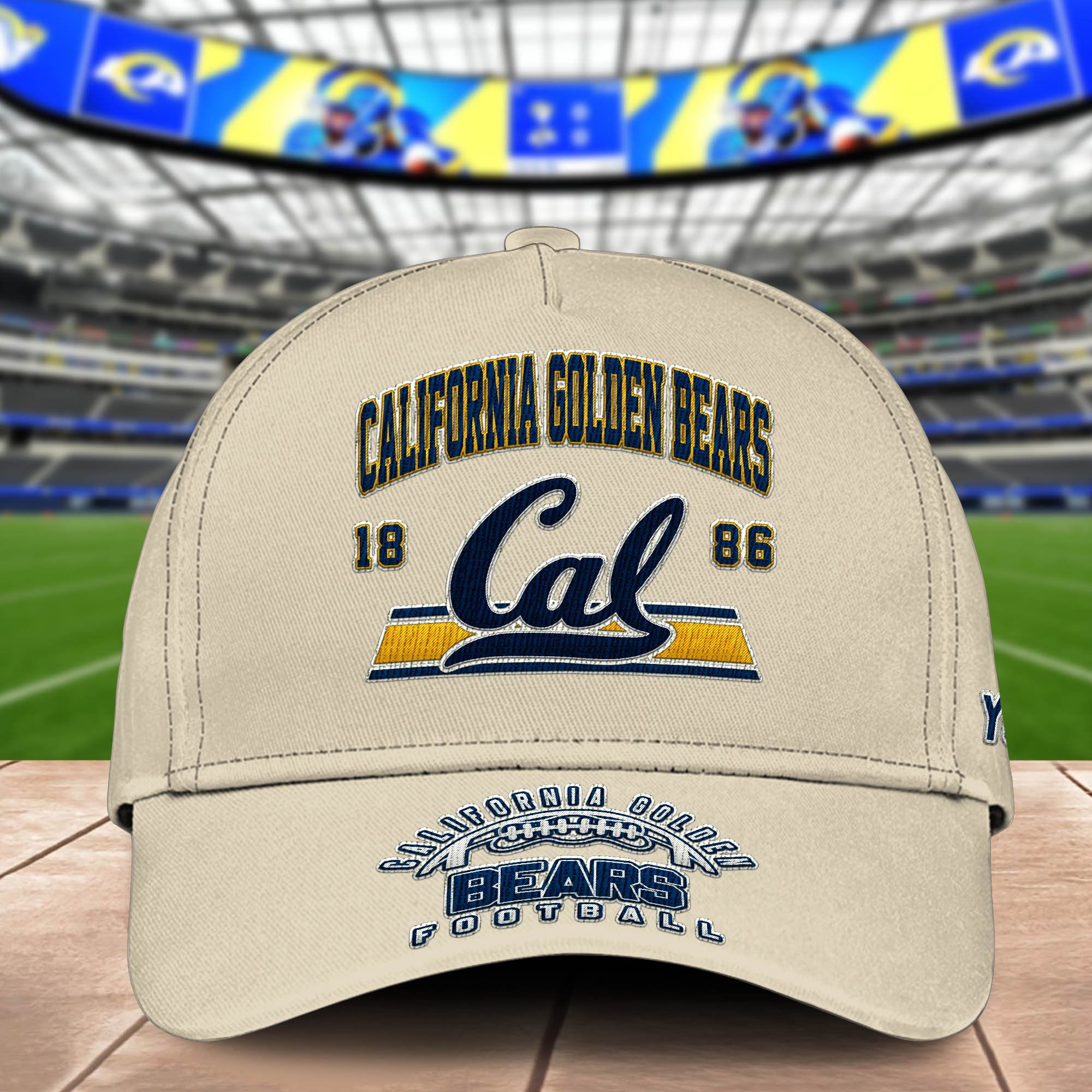 Alternative view of California Golden Bears Embroidered Cap 2024 Version Personalized Your Name, Sport Team Cap, Sport Gifts ETHY-60111