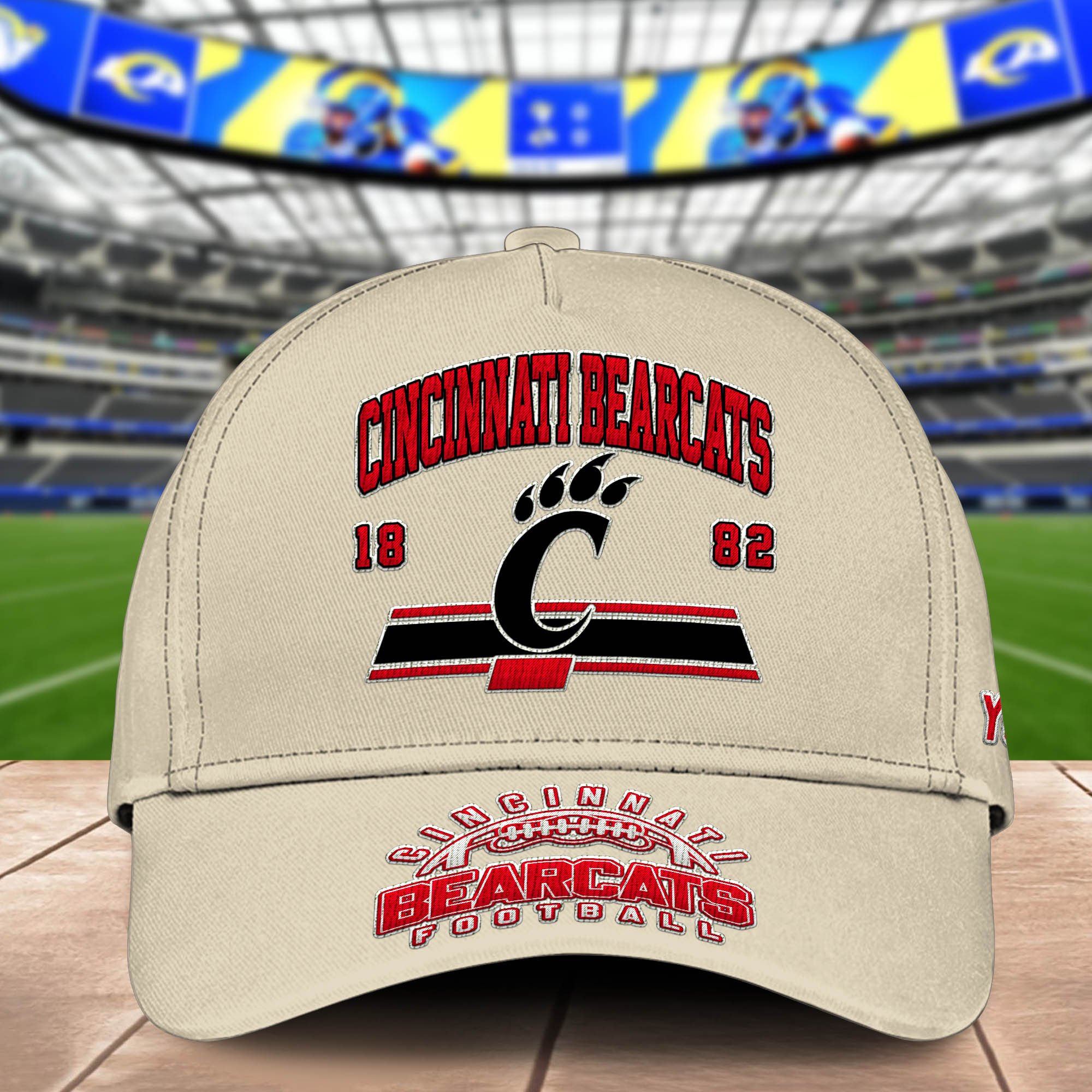 Alternative view of Cincinnati Bearcats Embroidered Cap 2024 Version Personalized Your Name, Sport Team Cap, Sport Gifts ETHY-60111