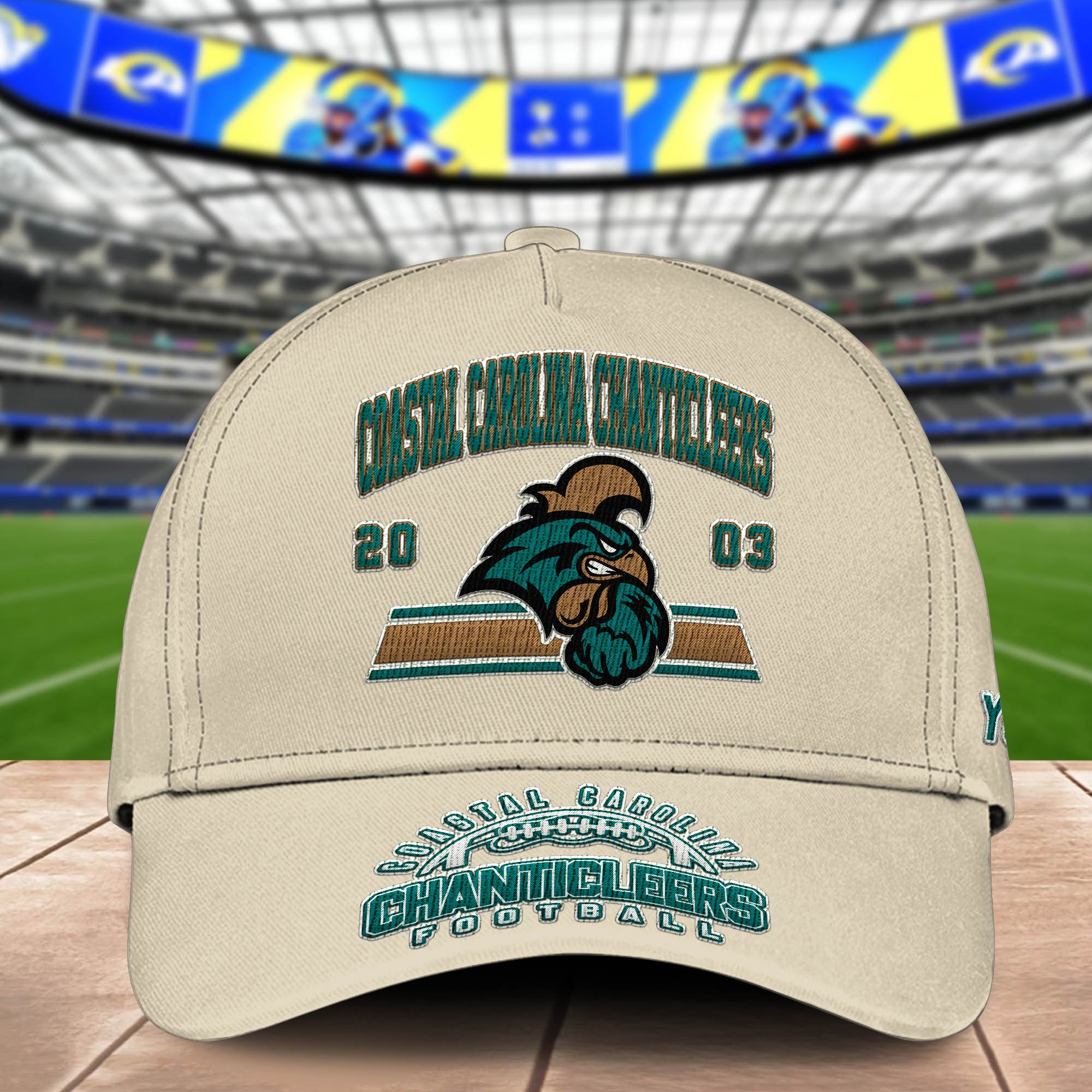 Alternative view of Coastal Carolina Chanticleers Embroidered Cap 2024 Version Personalized Your Name, Sport Team Cap, Sport Gifts ETHY-60111