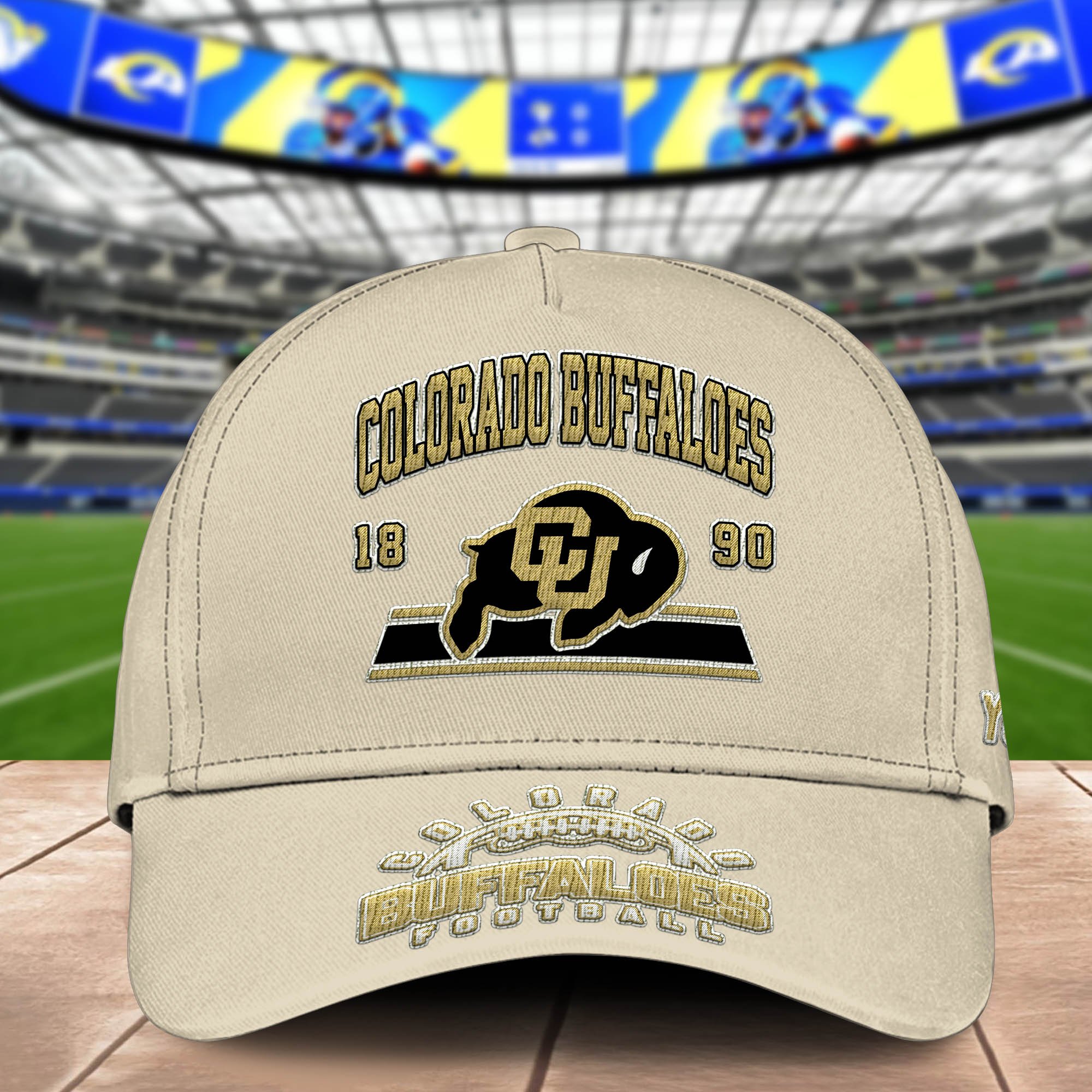 Alternative view of Colorado Buffaloes Embroidered Cap 2024 Version Personalized Your Name, Sport Team Cap, Sport Gifts ETHY-60111