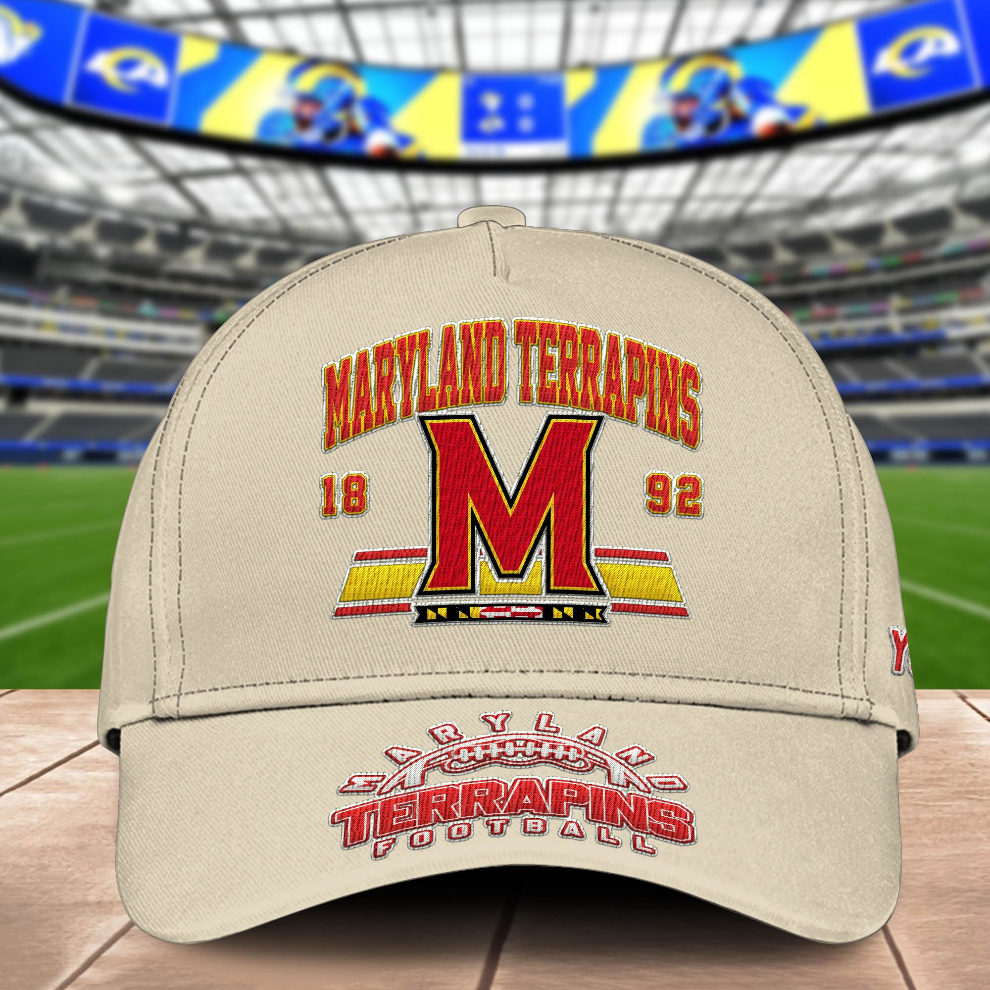 Alternative view of Maryland Terrapins Embroidered Cap 2024 Version Personalized Your Name, Sport Team Cap, Sport Gifts ETHY-60111