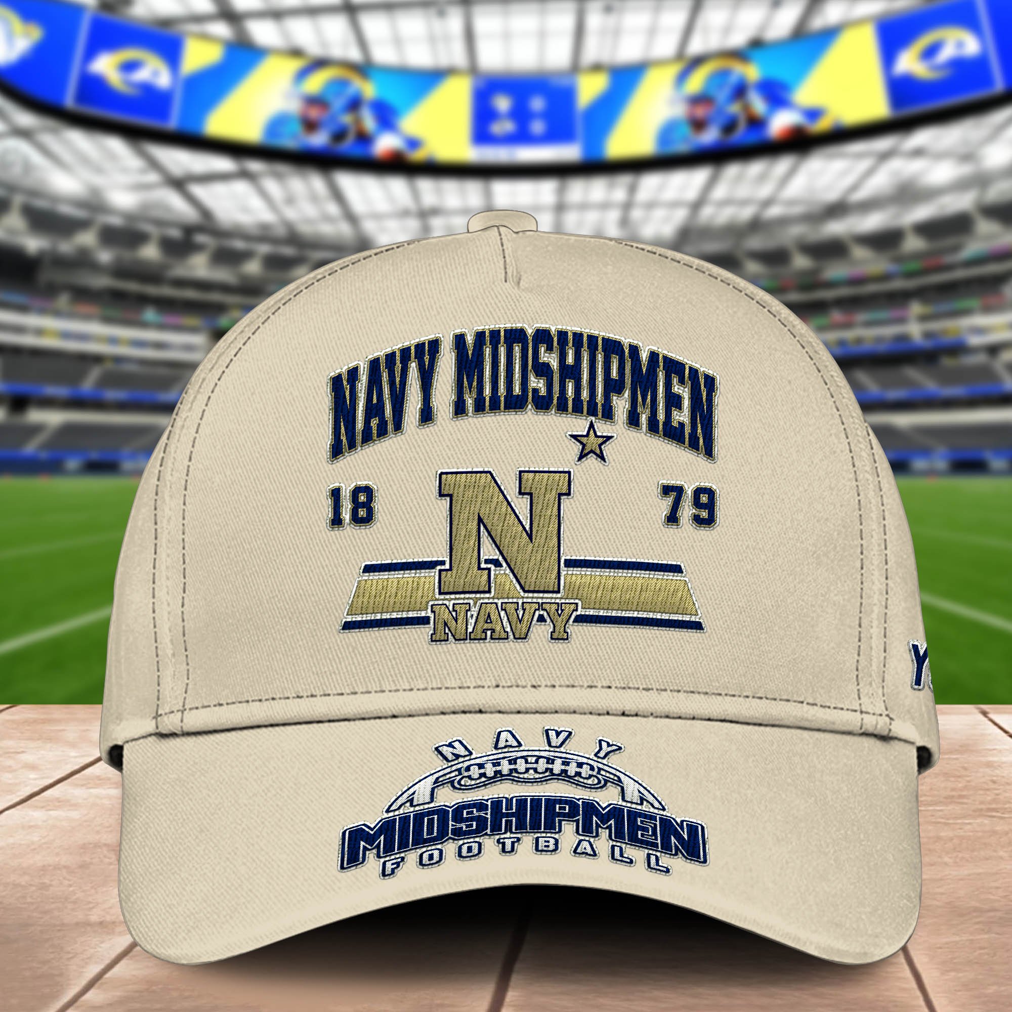 Alternative view of Navy Midshipmen Embroidered Cap 2024 Version Personalized Your Name, Sport Team Cap, Sport Gifts ETHY-60111