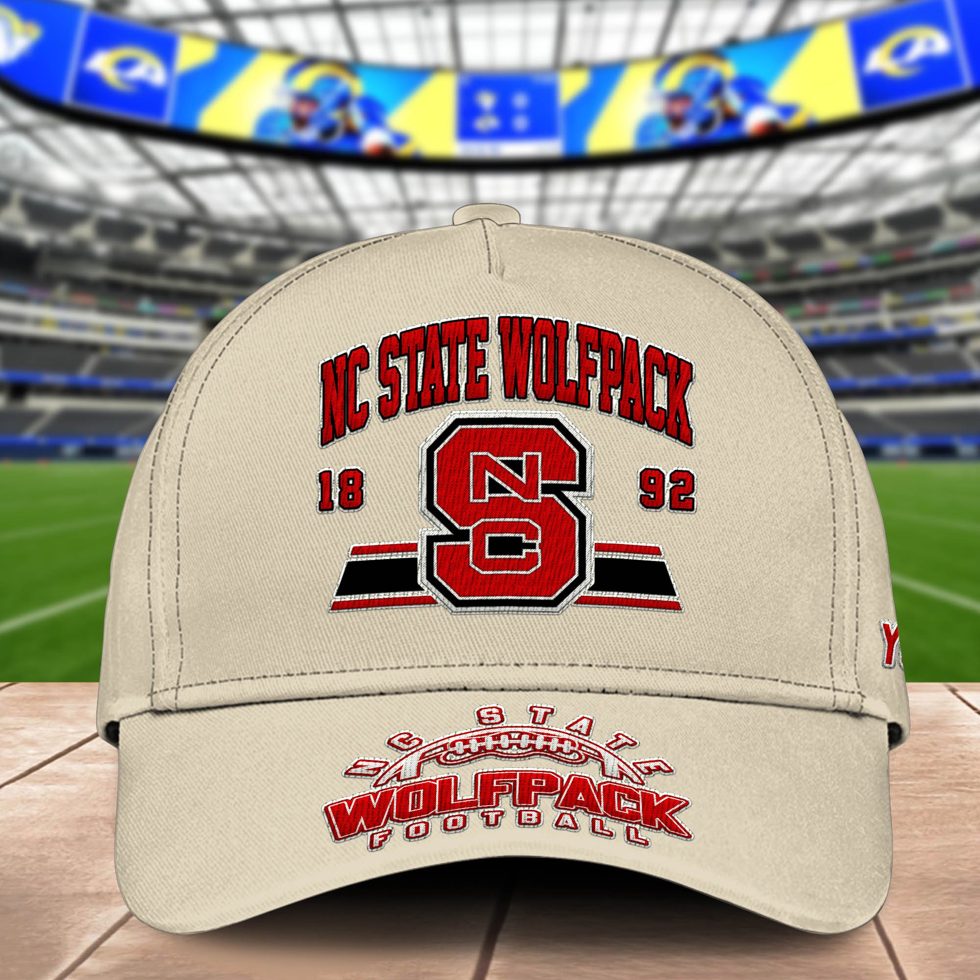 Alternative view of NC State Wolfpack Embroidered Cap 2024 Version Personalized Your Name, Sport Team Cap, Sport Gifts ETHY-60111