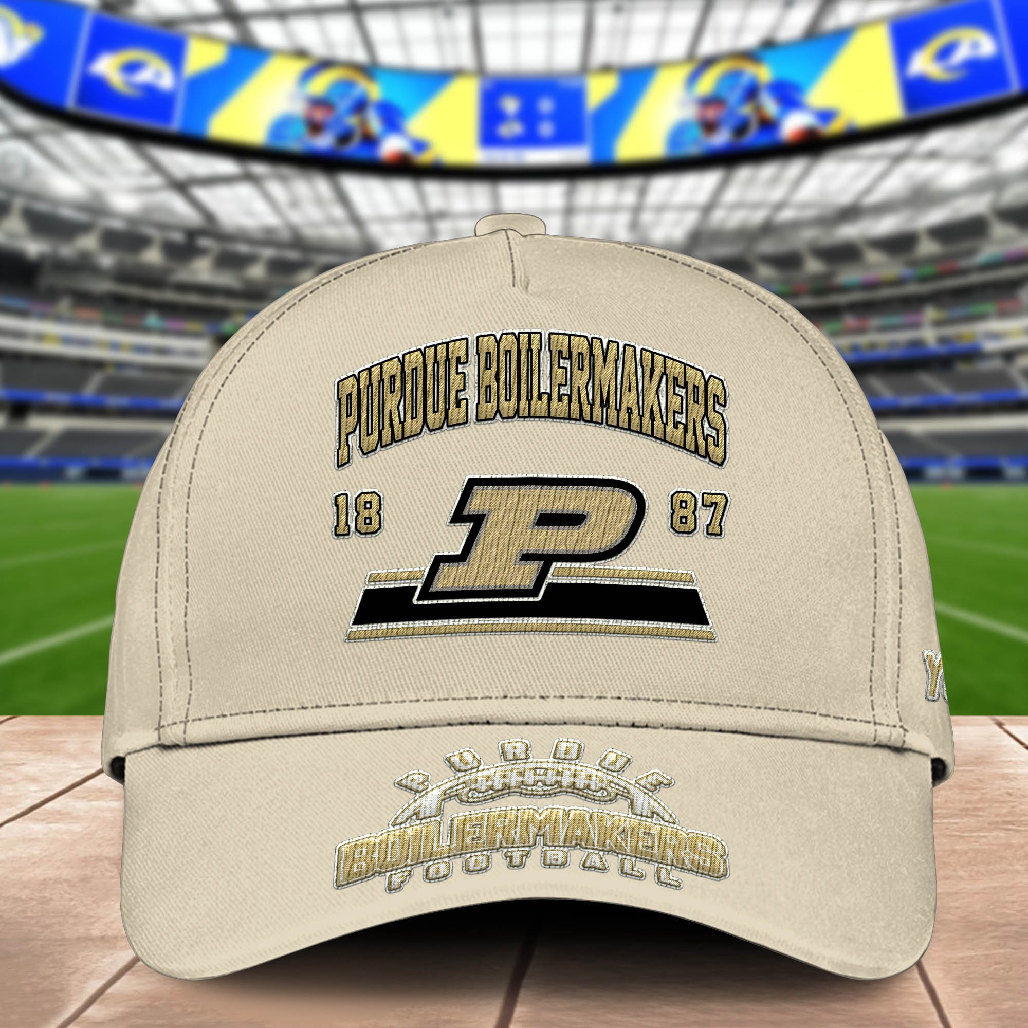Alternative view of Purdue Boilermakers Embroidered Cap 2024 Version Personalized Your Name, Sport Team Cap, Sport Gifts ETHY-60111