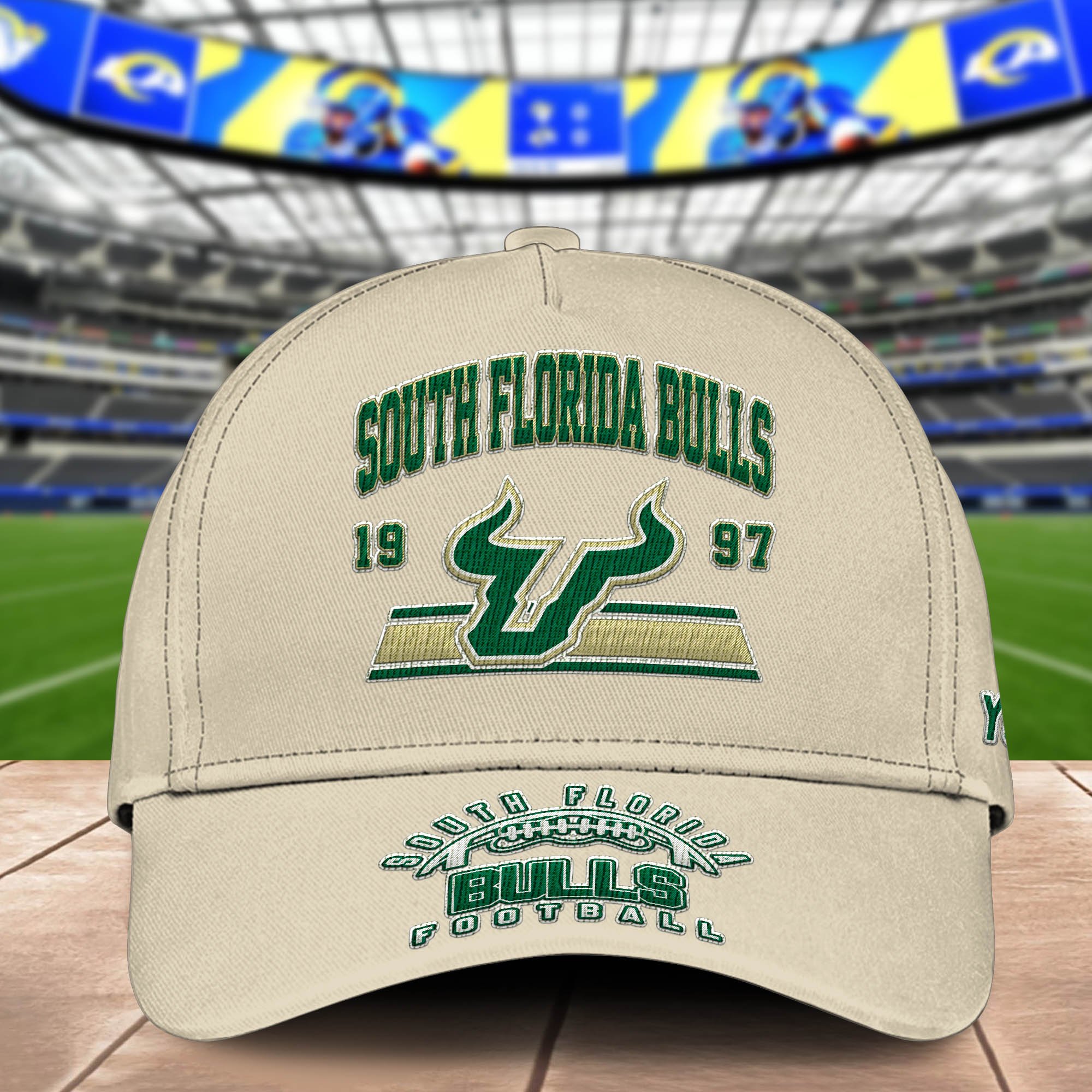 Alternative view of South Florida Bulls Embroidered Cap 2024 Version Personalized Your Name, Sport Team Cap, Sport Gifts ETHY-60111